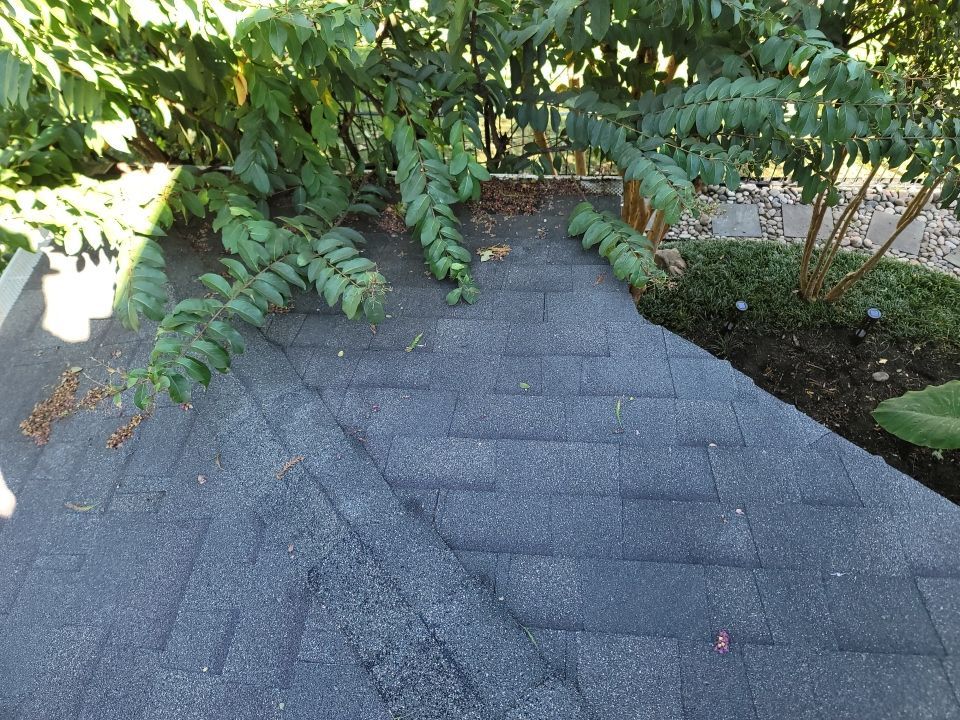 Insurance Claim Roof and Gutters using Owens Corning - Duration- Estate Gray -New Gutters - Exterior paint by AJ's Reliable Services LLC