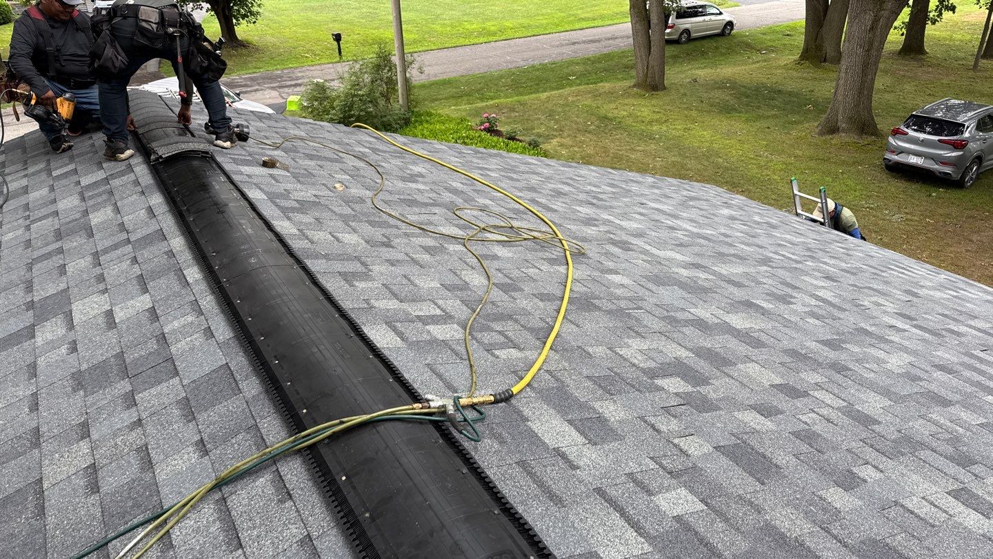 Roof Replacement using Owens Corning Estate Gray by 180 Contractors