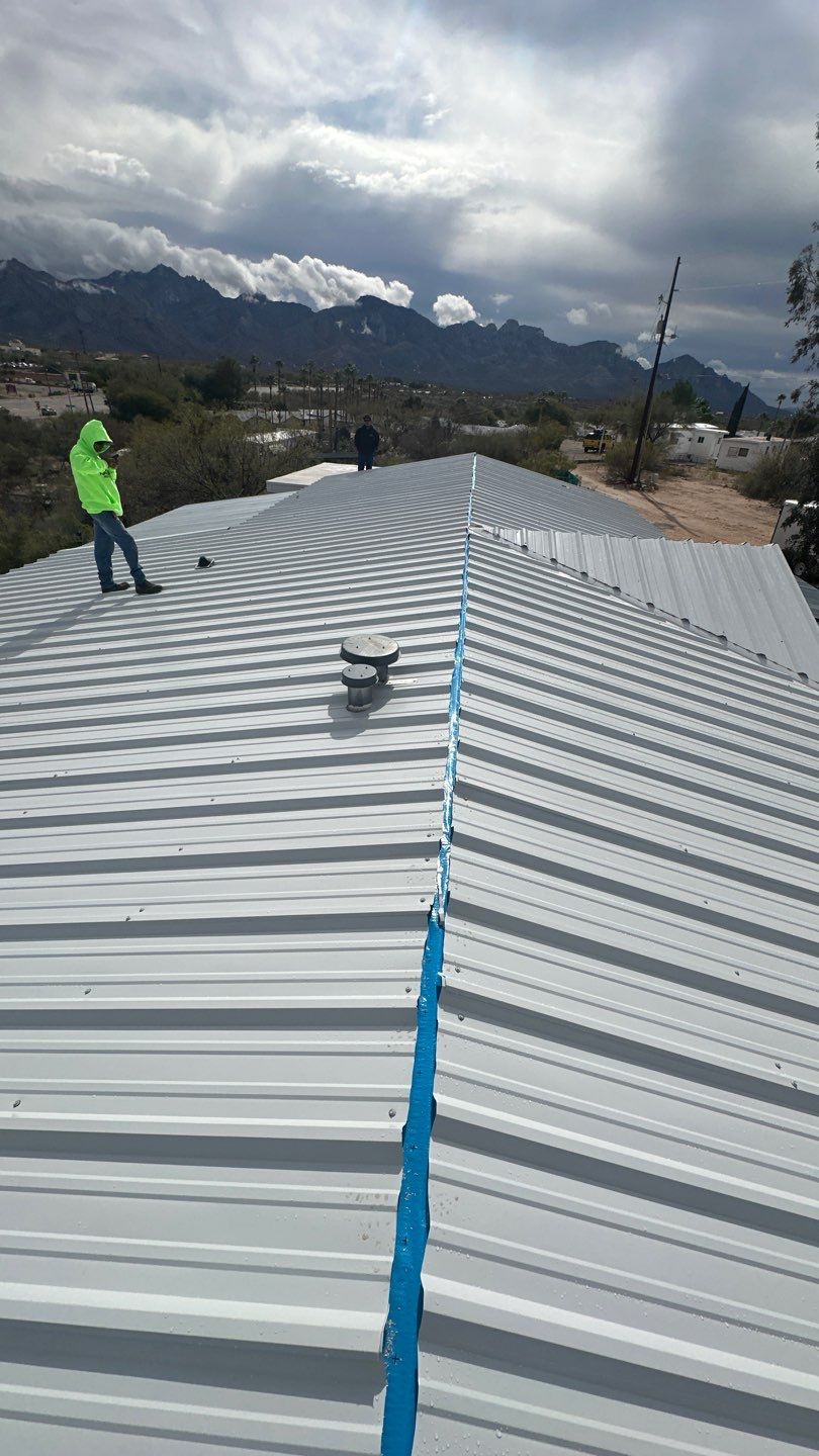 Polar White Exposed Fastener by Reimagine Roofing