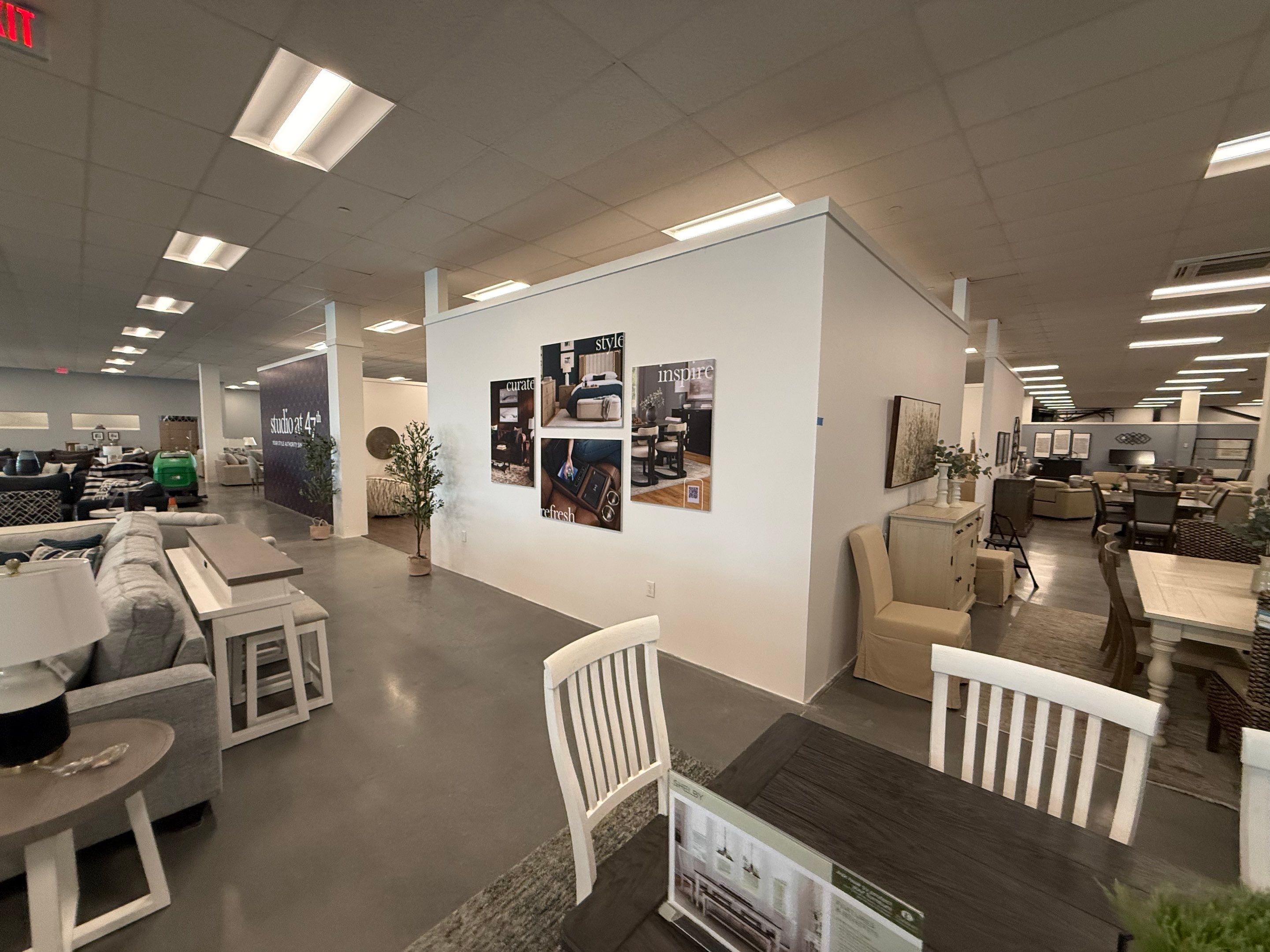 Studio at 47th Wall Mural and Interior Branding in Mechanicsburg by Nick The Sign Guy