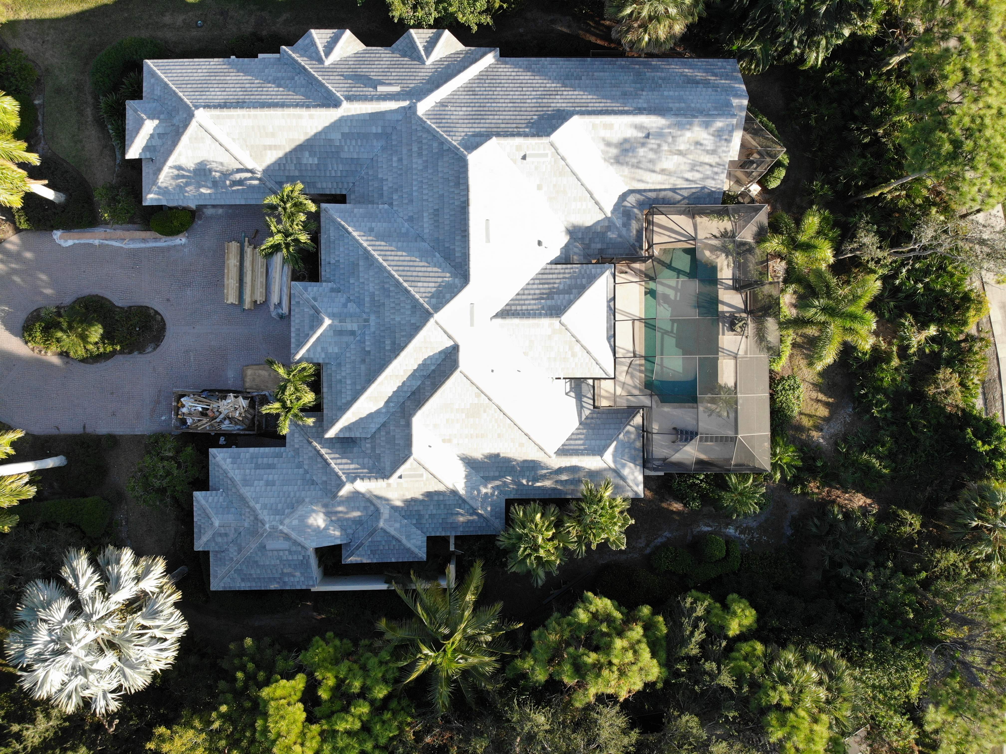 Residential Roofing Installation using Eagle Concrete Tile in Light Gray Range by International Roofing