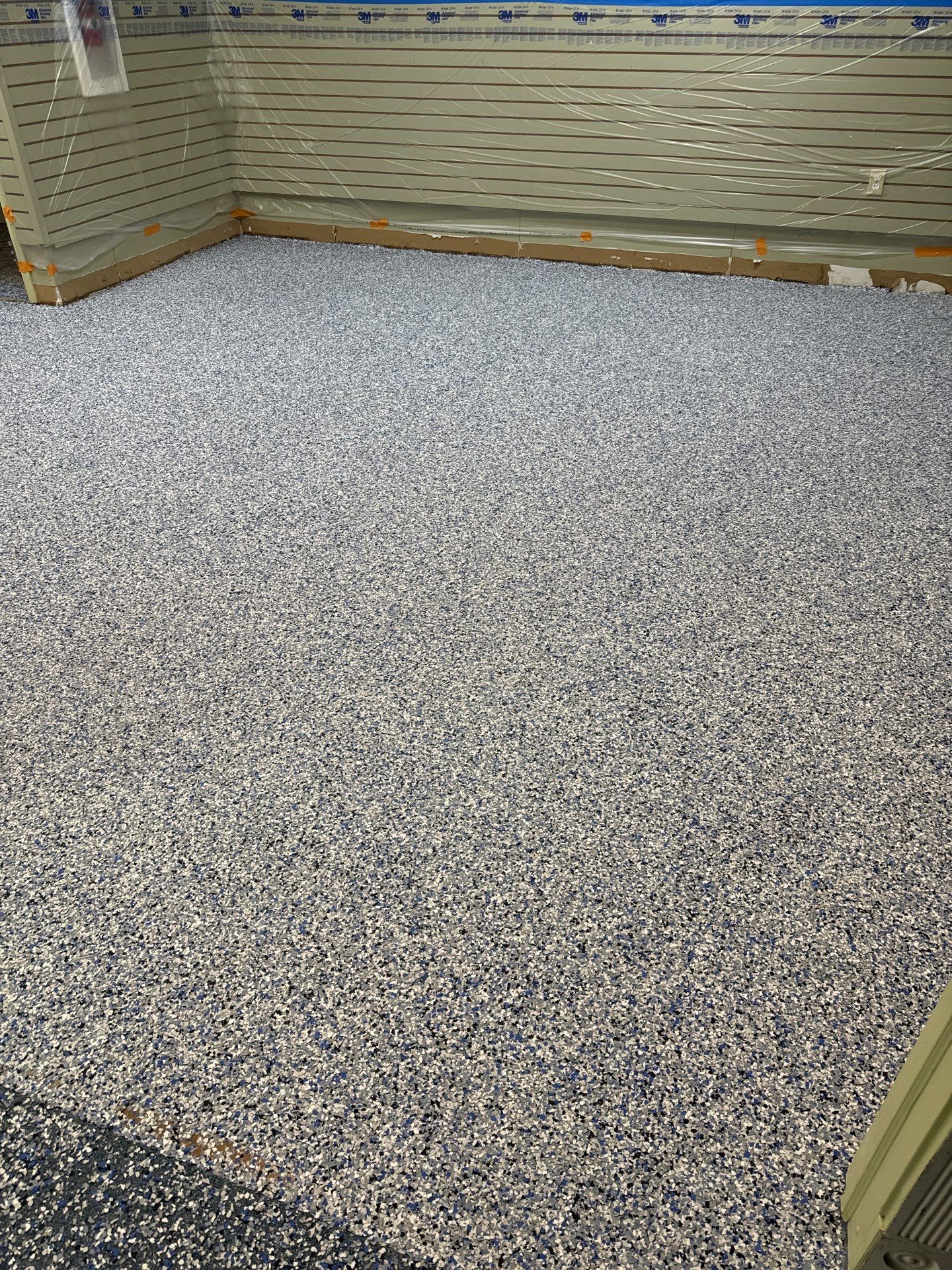 Exterior color change and Epoxy floor. by Gordon Painting