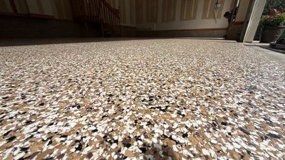 Jan's New Bean Flake Floor Looks Amazing
