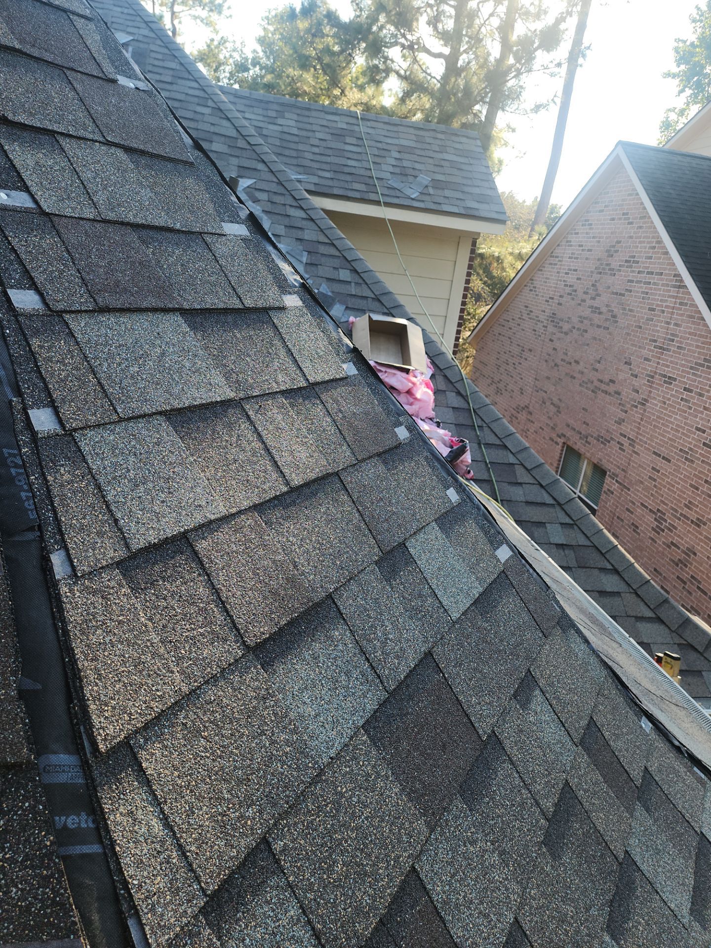 Residential Roofing Installation using Owen's Corning Duration (Lifetime) Shingles by Roof Repair Company