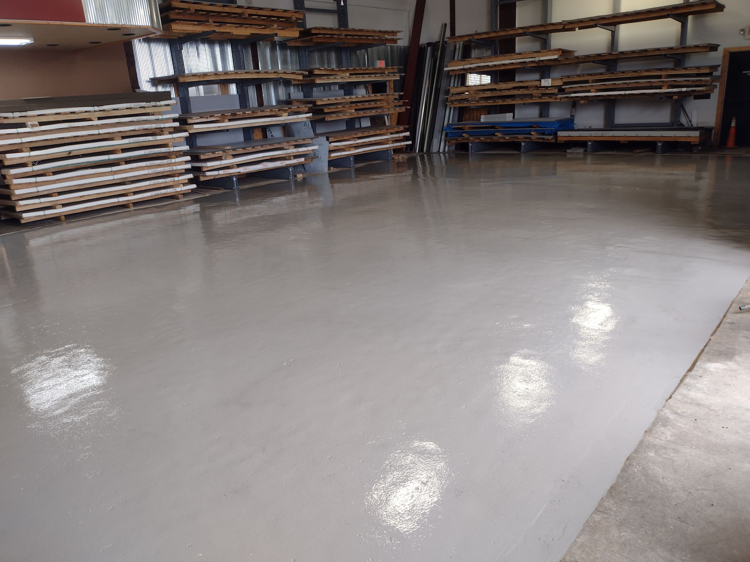 Garage using Solid Color by Select Painting, Coatings & Garage Cabinets