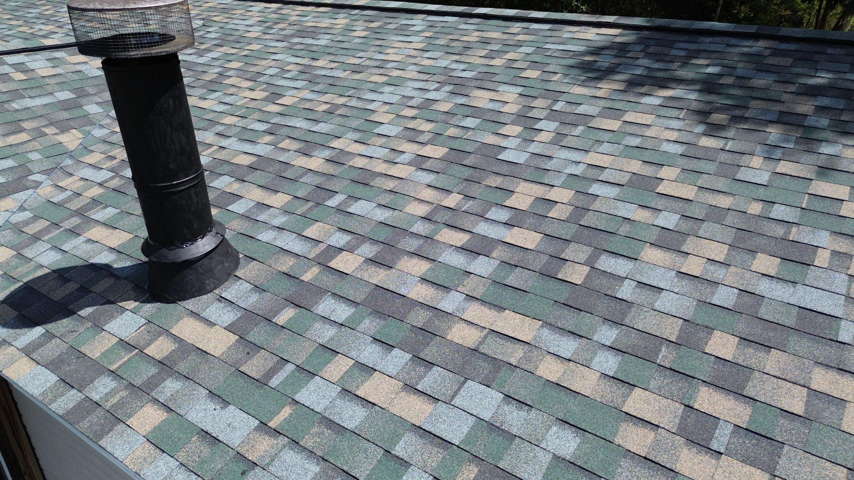New Evergreen Mist Roof Replacement in Reddick, FL by Brehm Roofing