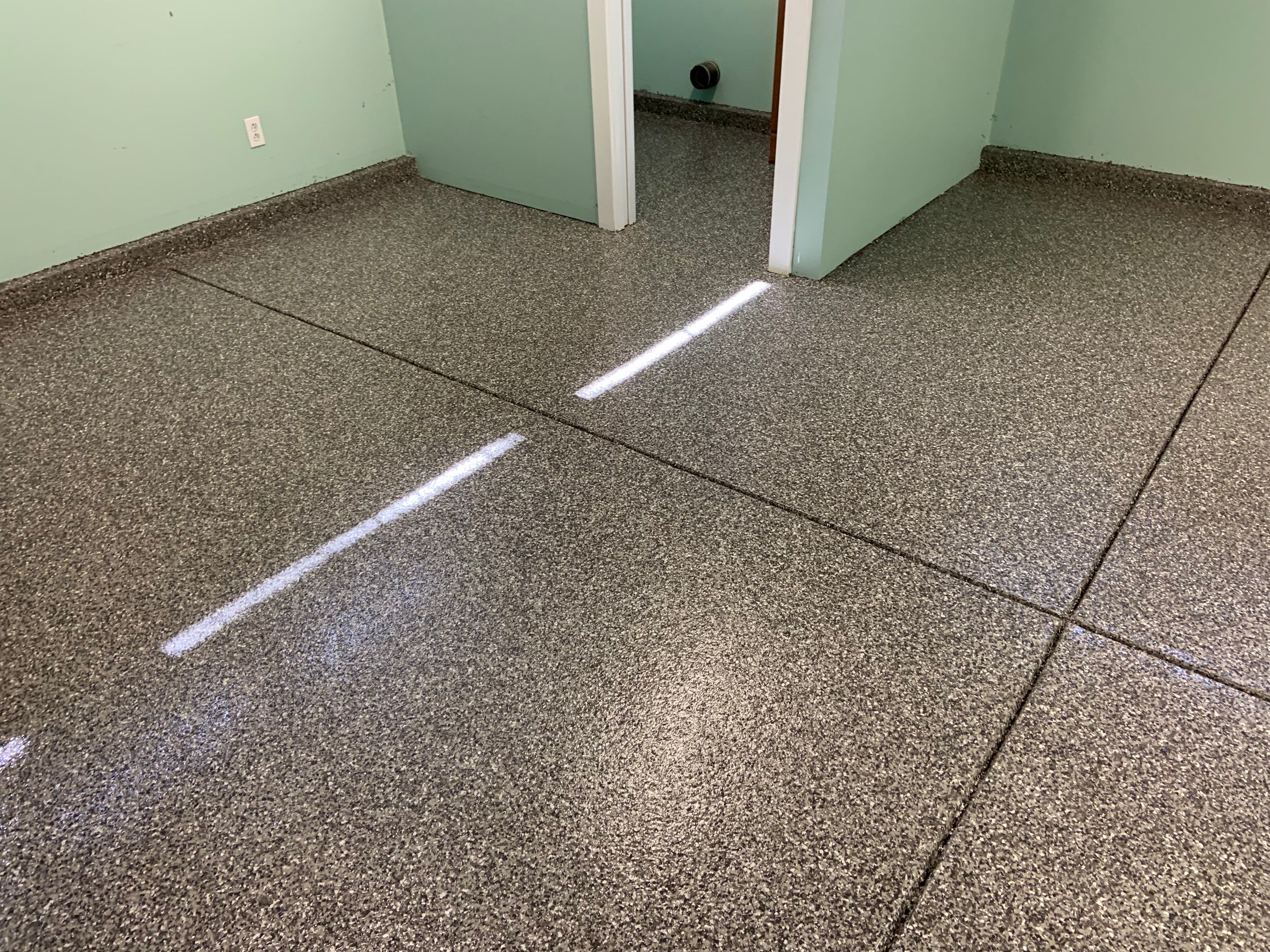 Countertop Transformation using Galaxy Colorway by Croc Coatings, LLC