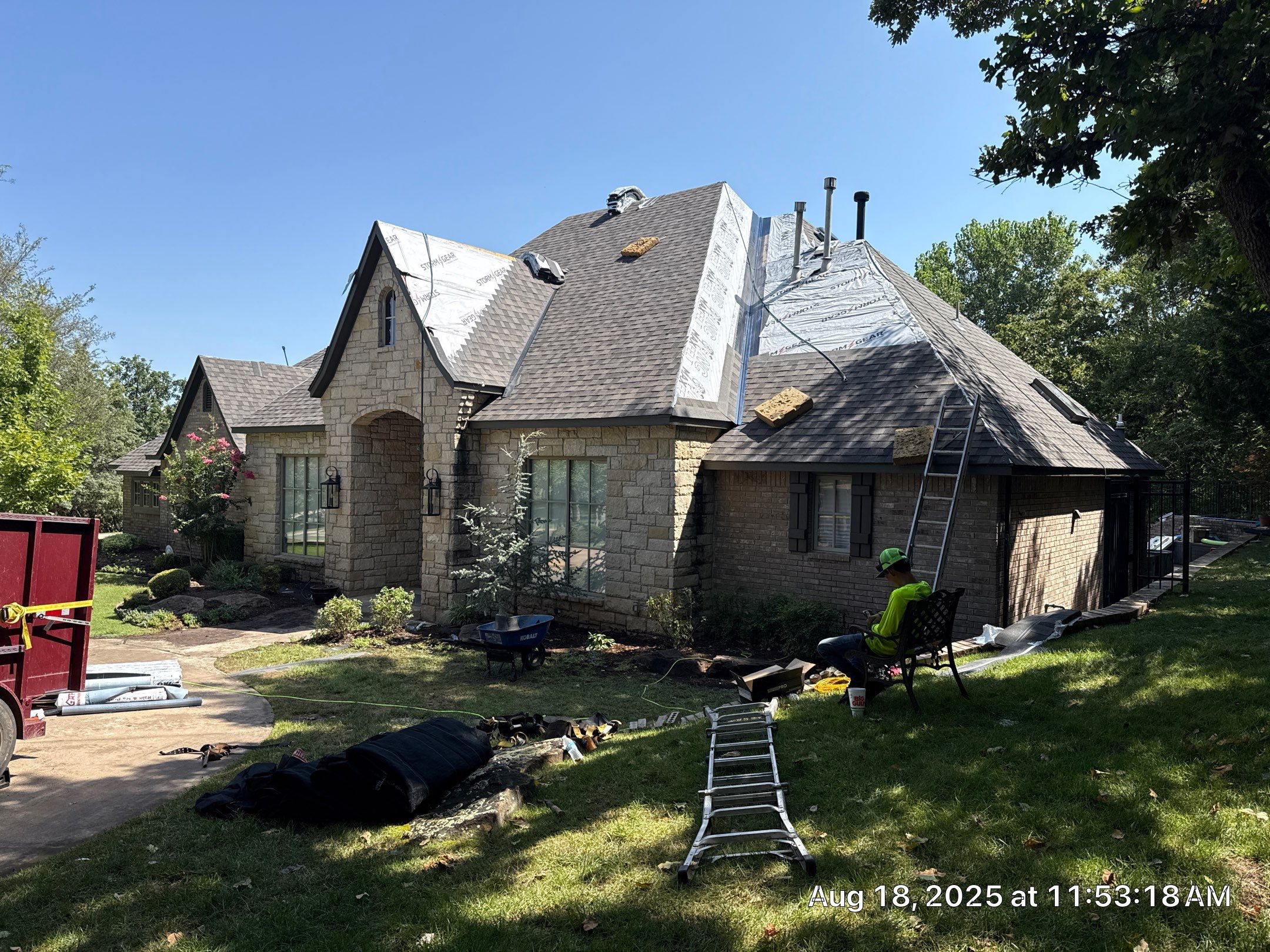Residential Roofing Installation using IKO by Castillo Roofing