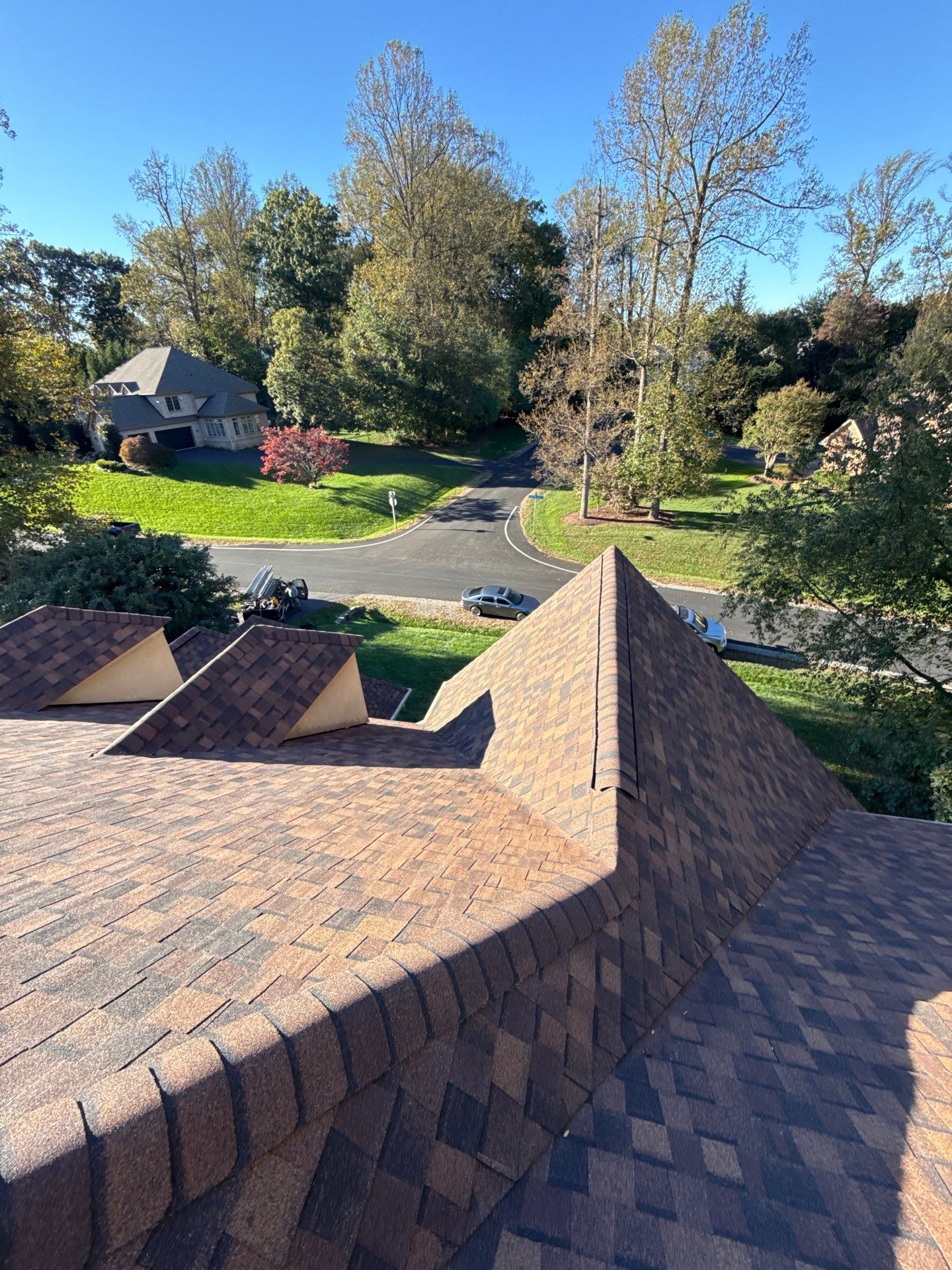 Great Falls : Residential Roof Replacement with CertainTeed Landmark Pro in Max Def Burnt Sienna  by RM Banning, Inc.