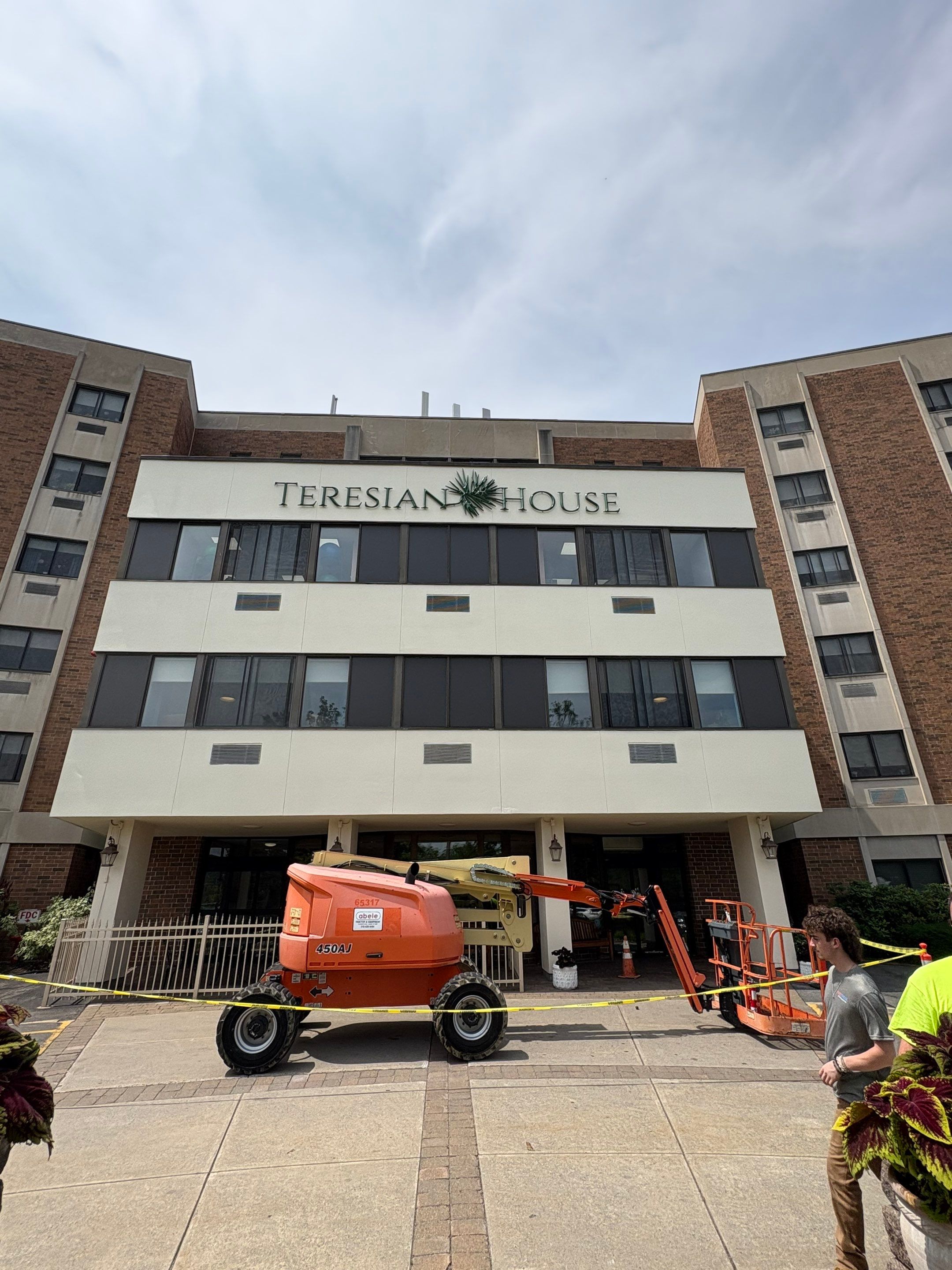 Teresian House Dimensional Letters Installation in Albany by FASTSIGNS of Saratoga Springs