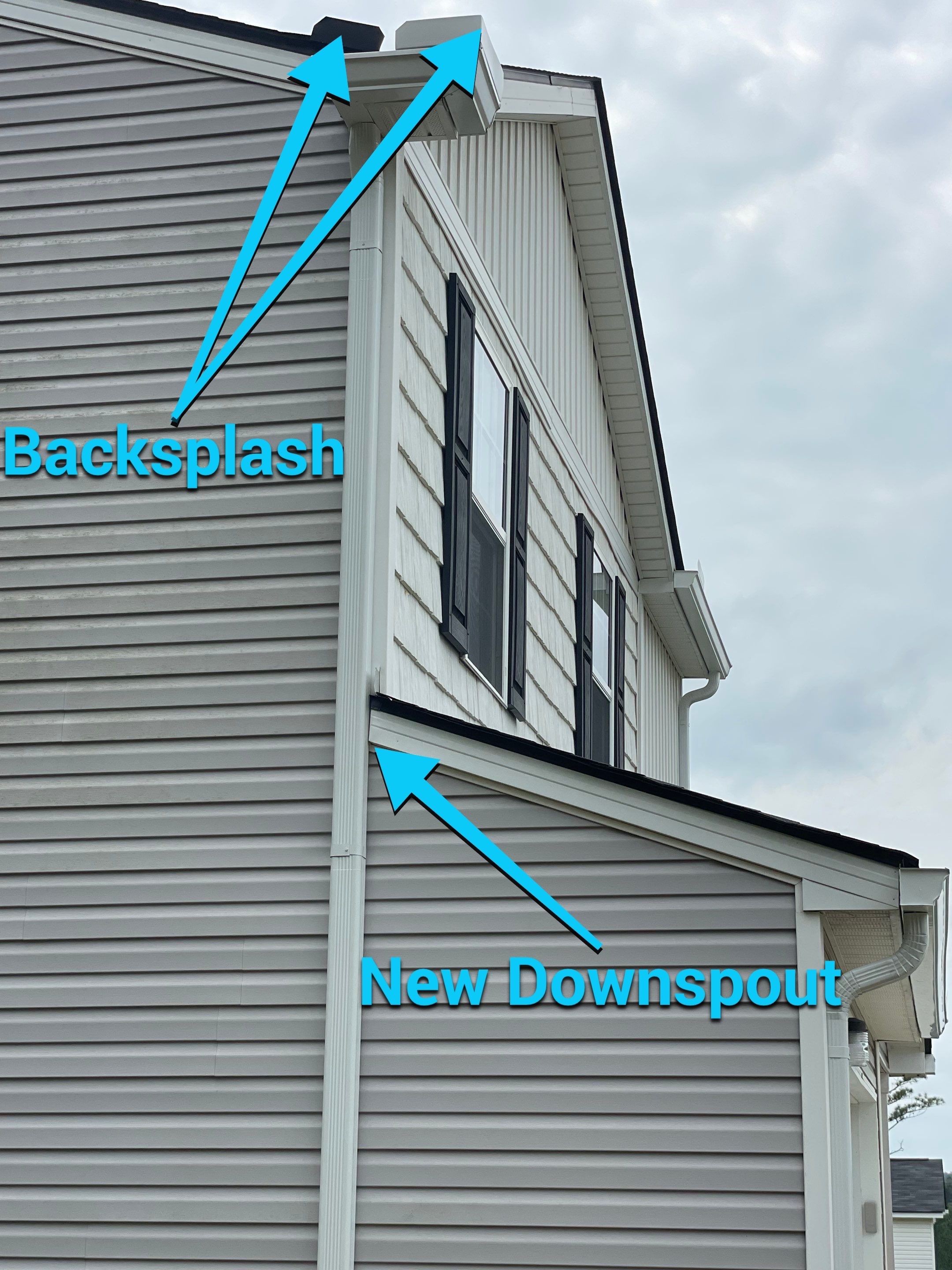 Gutters and Downspouts  by Deerfield Roofing LLC
