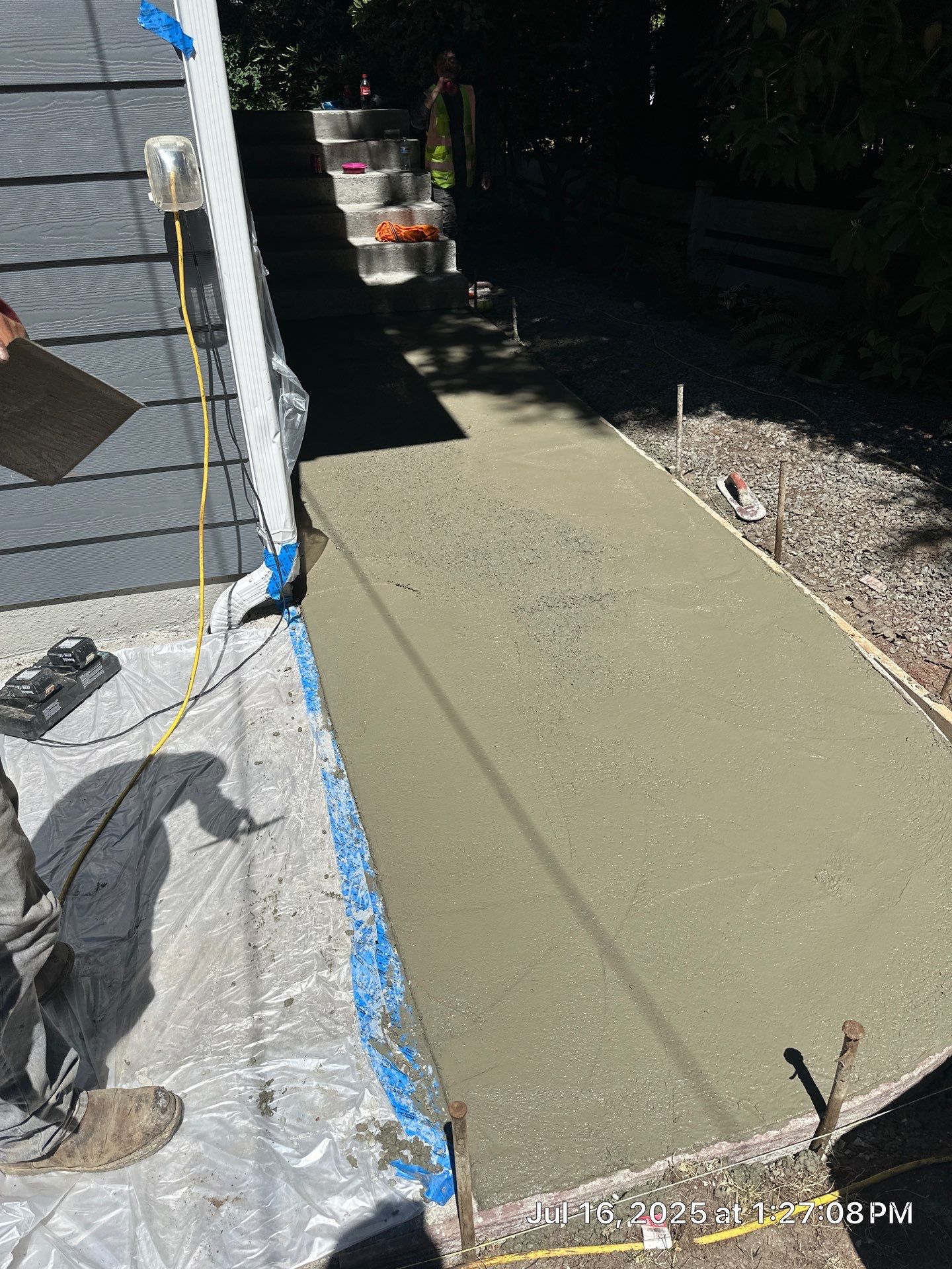 Epoxy Stairs & Sealcoat Driveway Application by Jireh Asphalt & Concrete Inc 