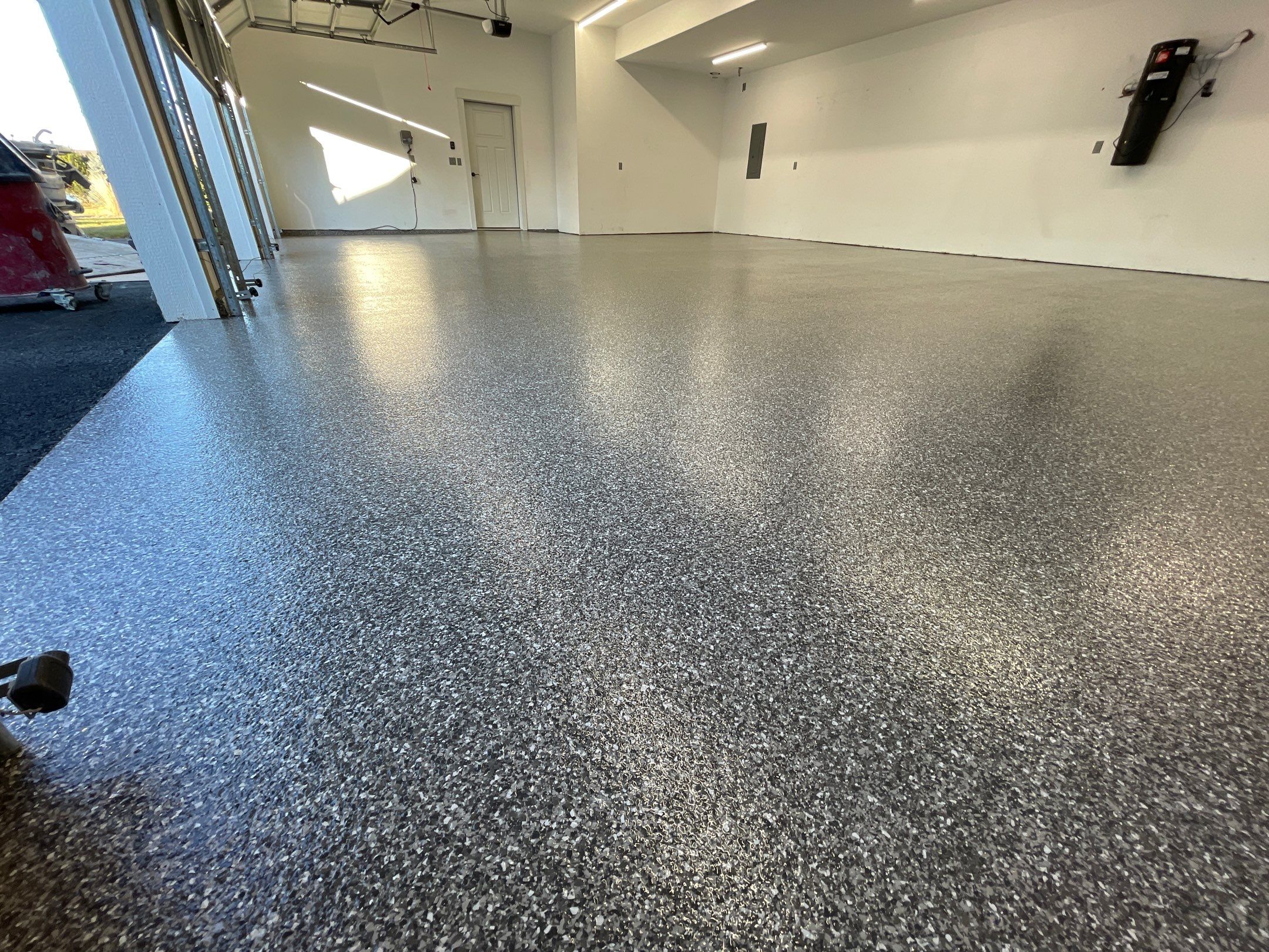 Garage Transformation using Silver Creek by Croc Coatings, LLC