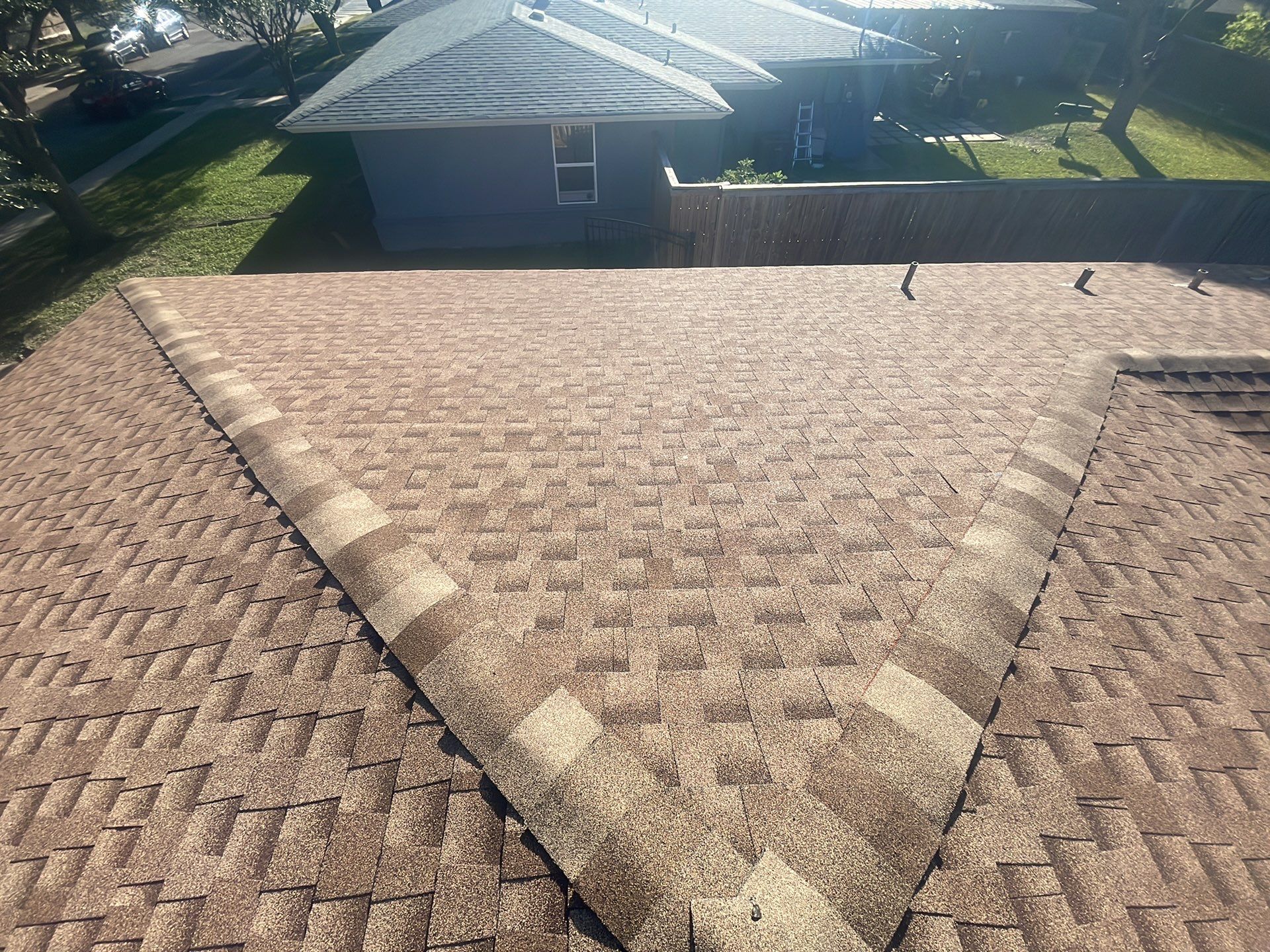 Residential Roofing Installation using GAF HDZ Shakewood by Lighthouse Roofing