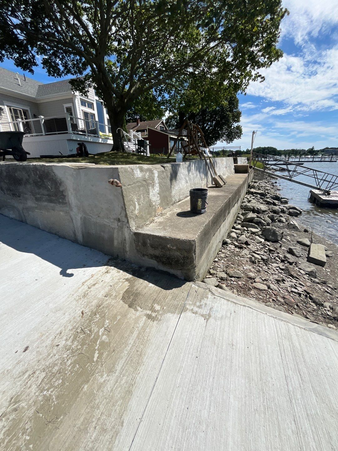Beautiful Re-disgn by the water in Danvers MA  by Cole Landscaping Inc