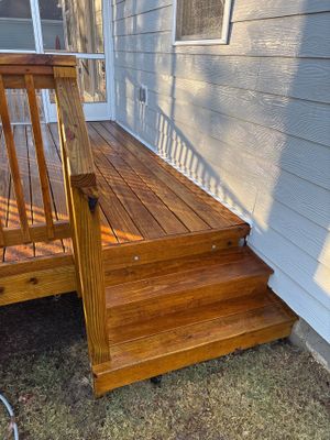 Wood Deck using Wood Sealant