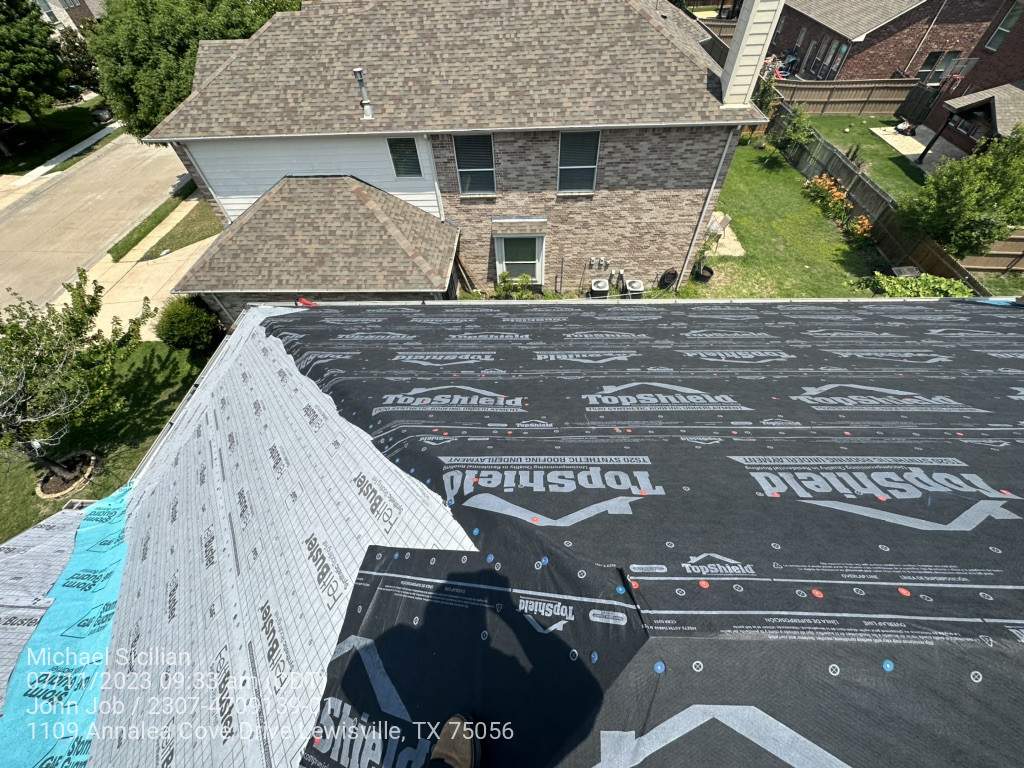 Project in Lewisville by Zeus Exteriors