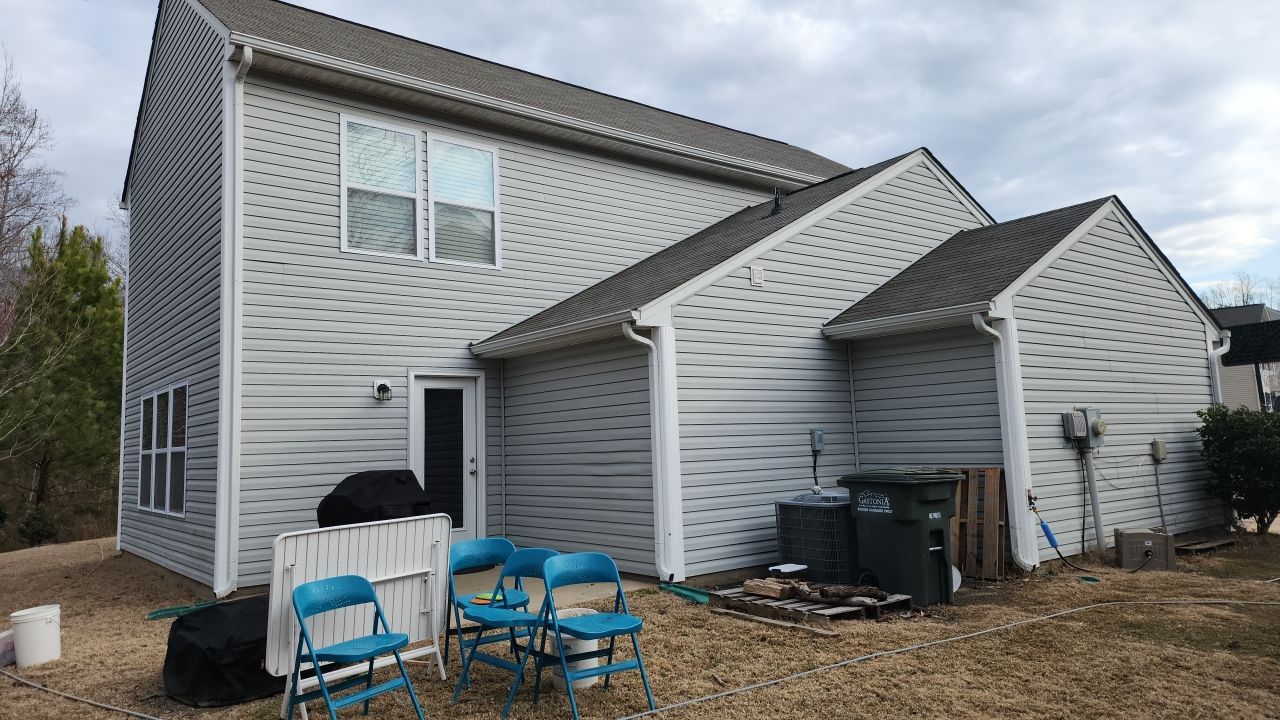 House Wash using cleaner by Power Wash Masters LLC