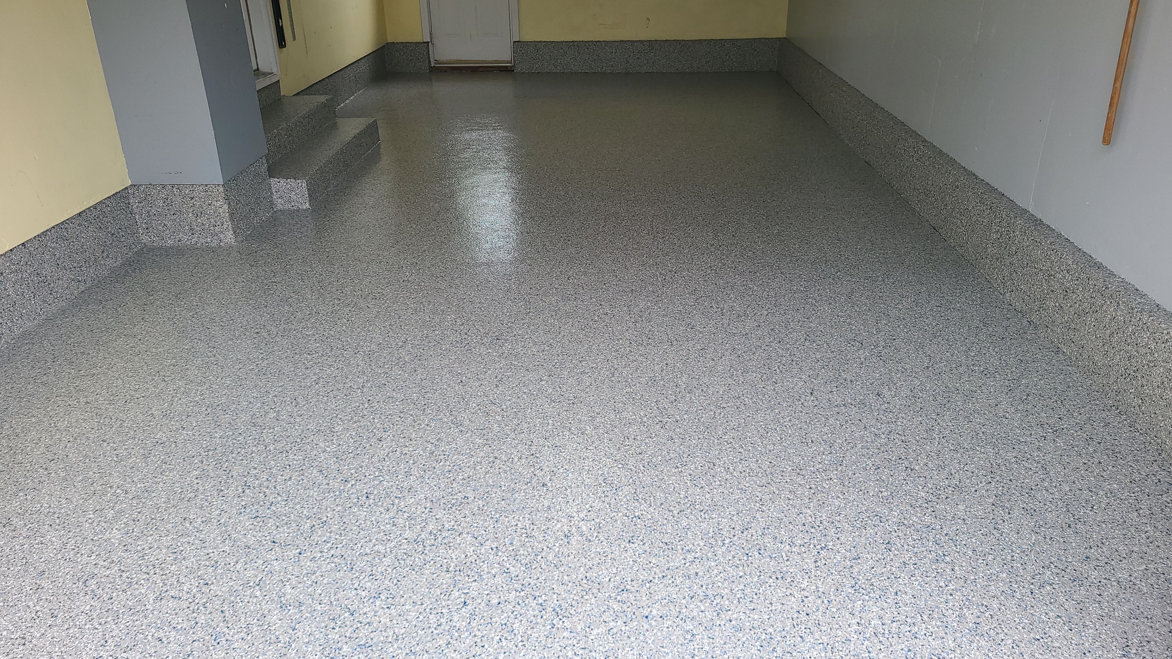 Single Car Garage in Stonewash - Austintown, OH by Alexander Concrete Coatings