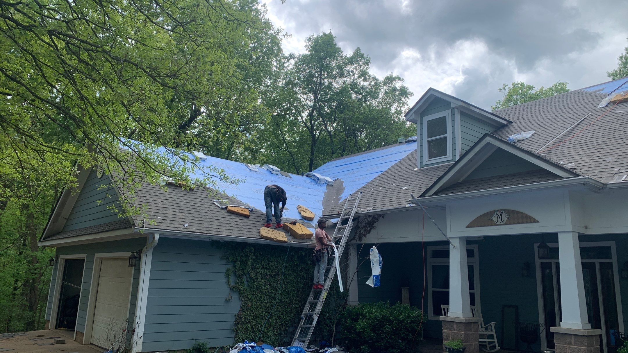 Residential Shingle Reroof using Malarkey Vista by Hostetler Roofing