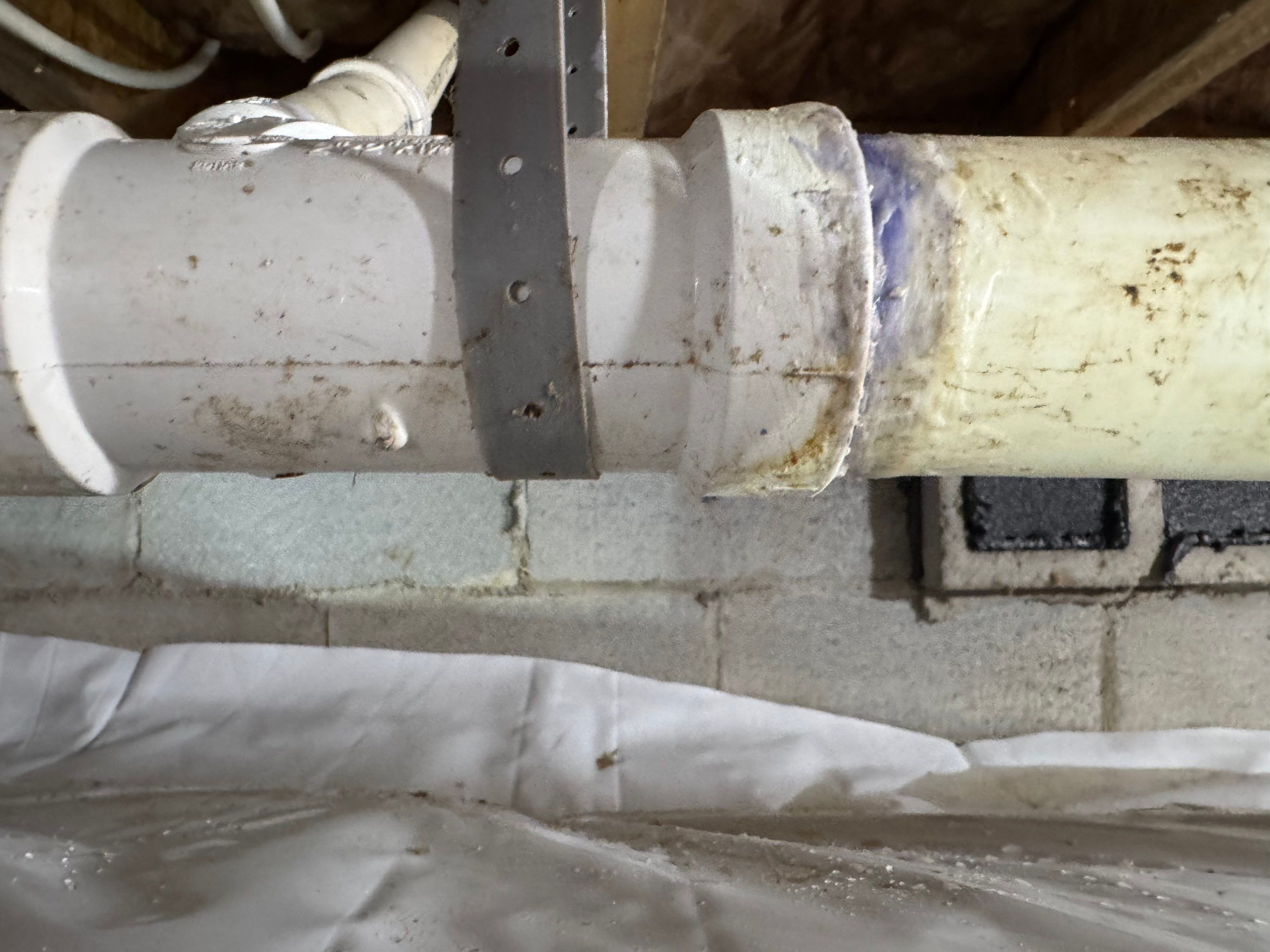 Project in Franklin by Patriot Crawl Space Repairs