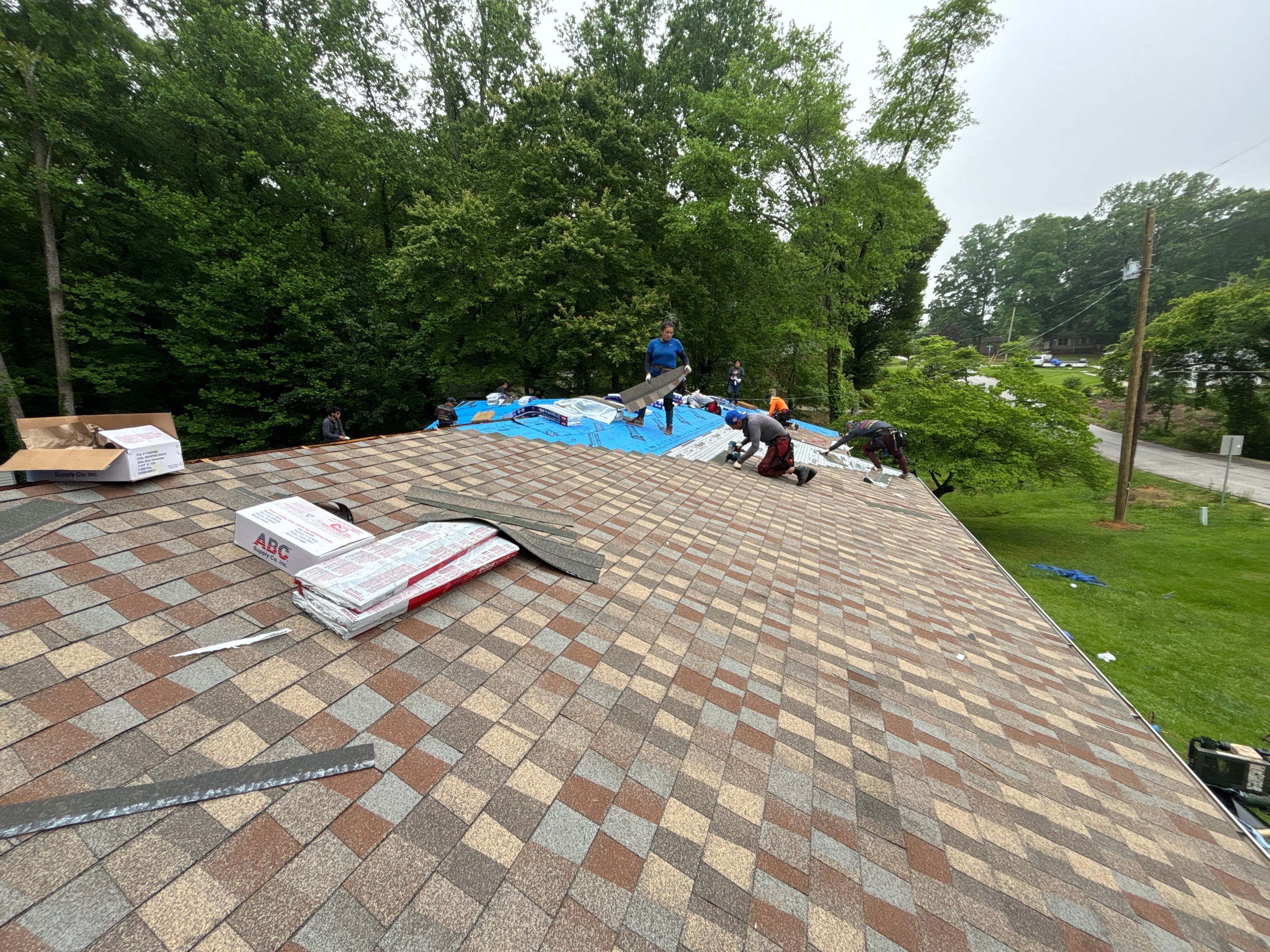 Roof replacement by Deerfield Roofing LLC