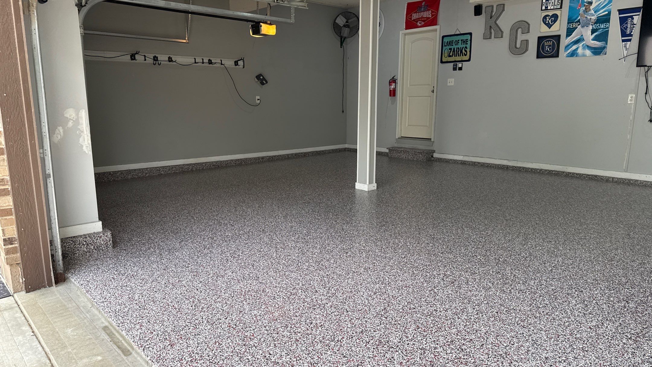 Tony & Denise Added A Little Flash To Their Garage  by Banner Garage