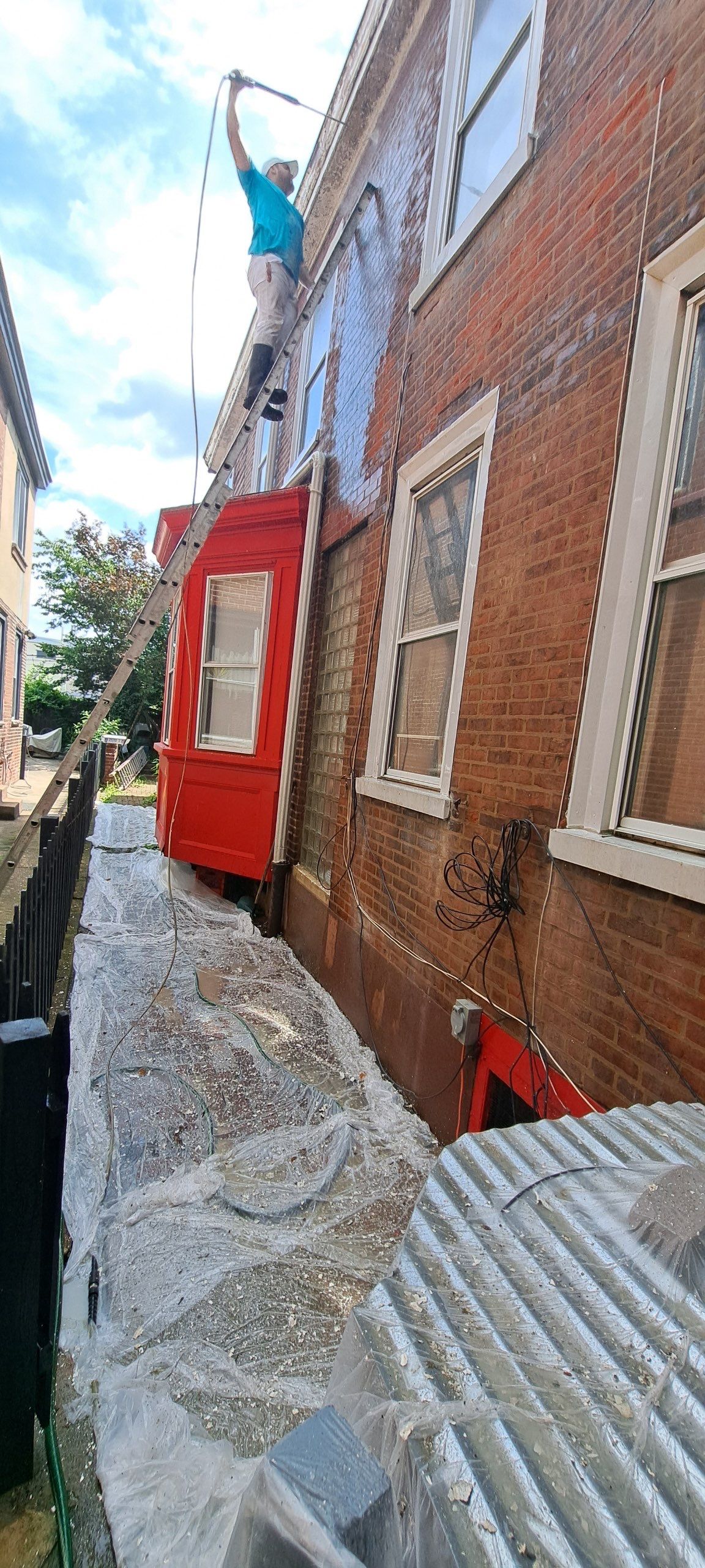 Bold Exterior Revamp in Fishtown by Groovy Hues
