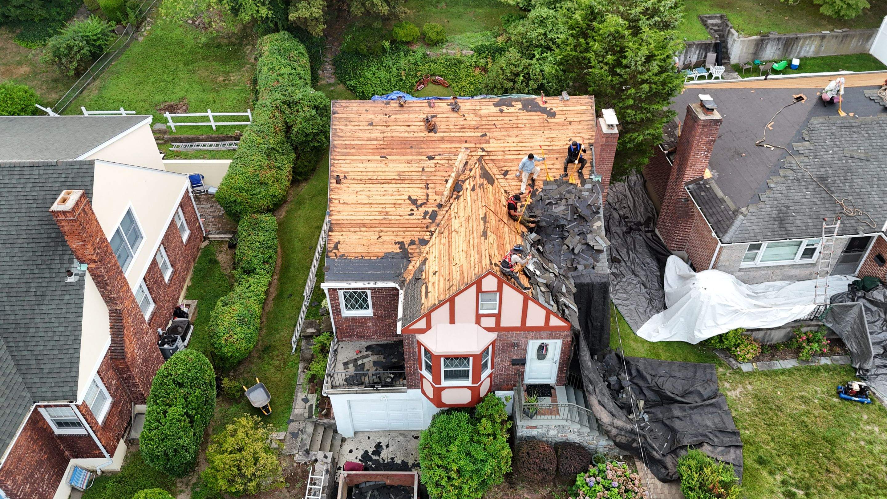 Project in Yonkers by The Energy Efficient Roofer & George's Seamless Gutters