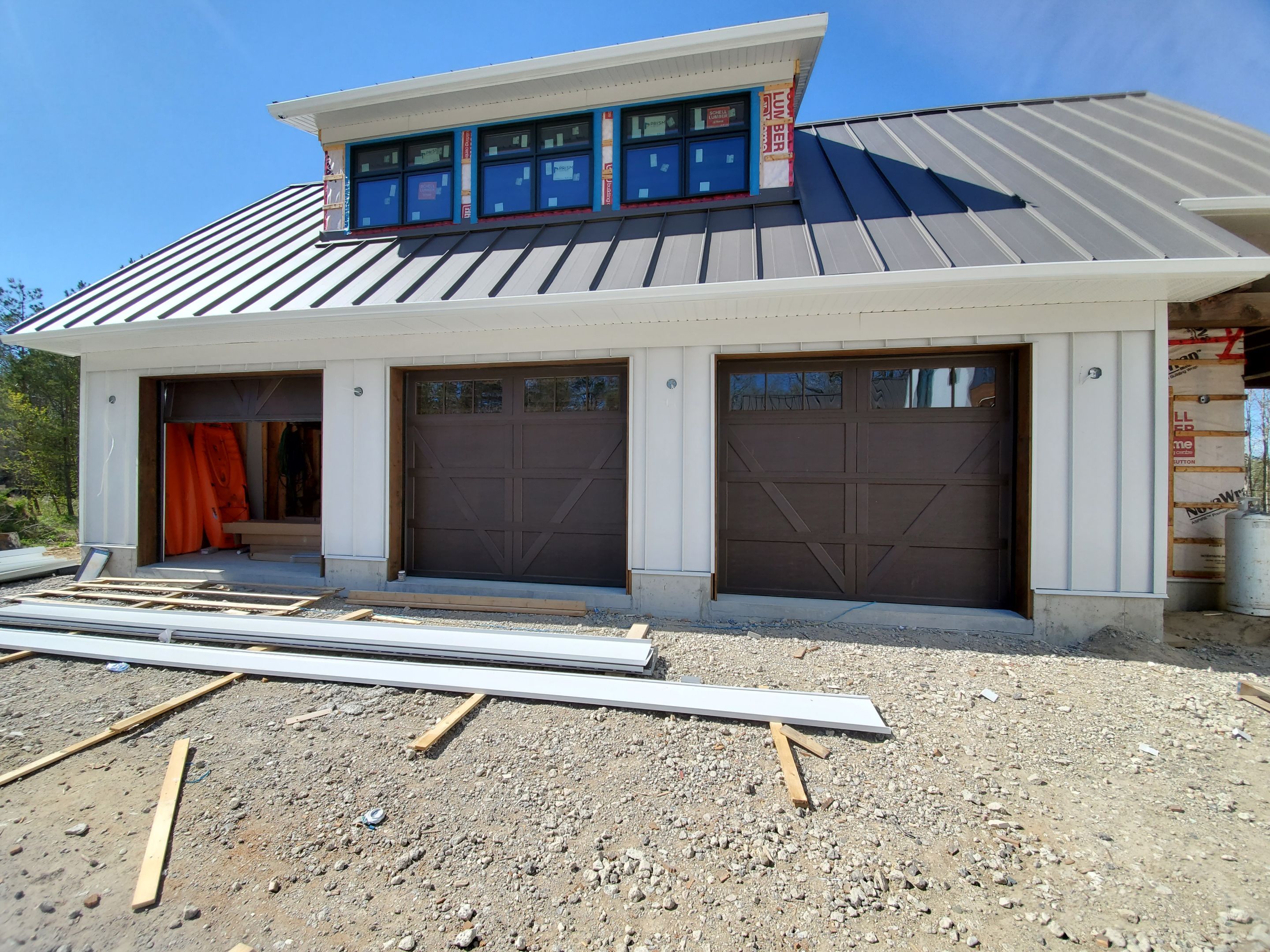 New Construction | 16” Standing Seam Metal Roof Installation by Jay Carter Roofing & Sheet Metal
