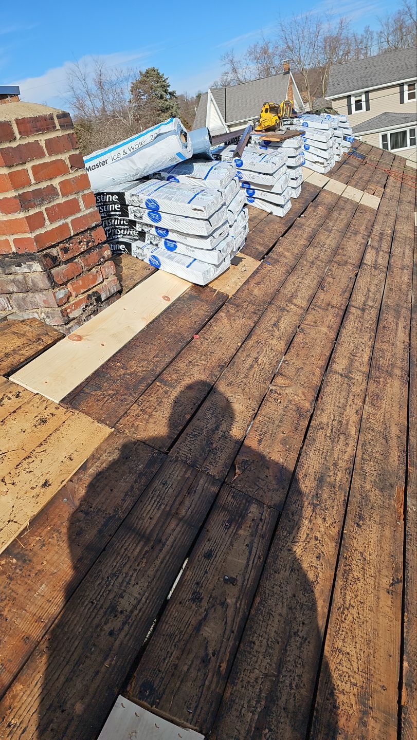 Atlas Pinnacle, Color: Morning Harvest, Drip Edge: Royal Brown by Eagle Eye Roofing
