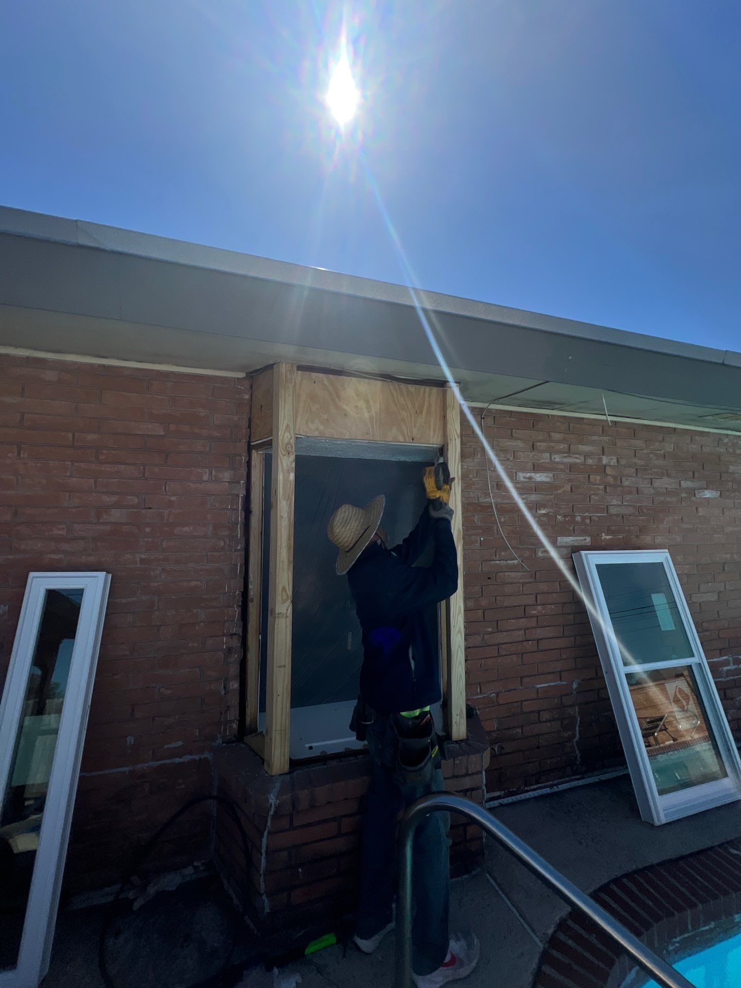 Windows in Brick with a Bay Window by Bayfront Roofing and Construction