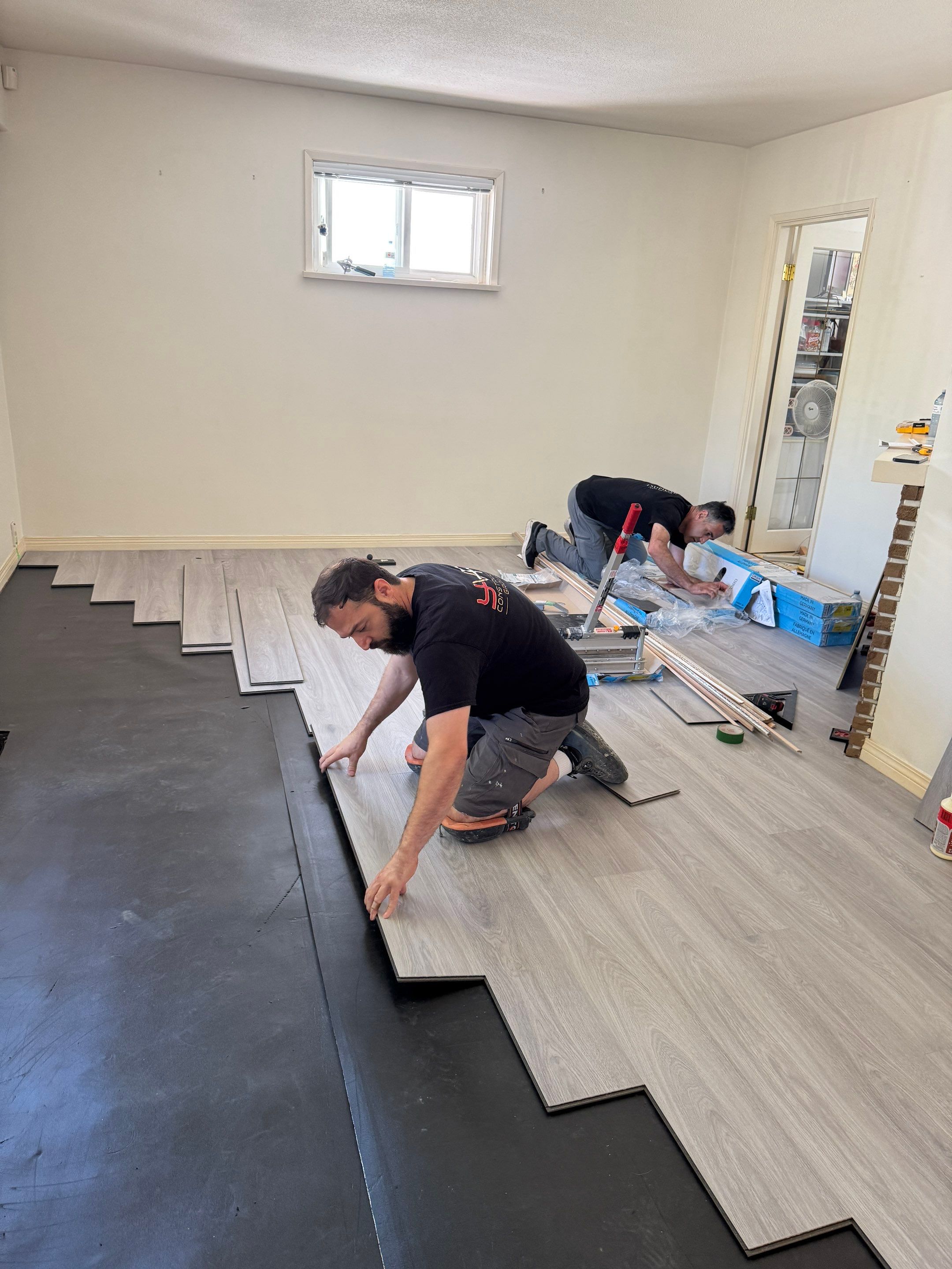 Transform Carpet Flooring To Laminate by YVR Construction Group