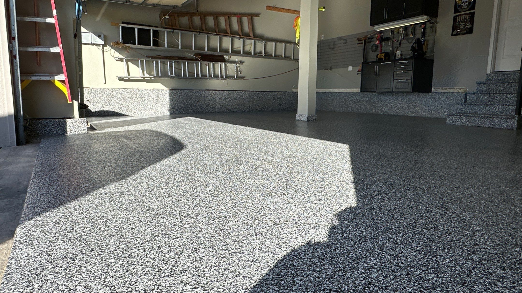 Mark H. got the garage floor of his dreams by Banner Garage