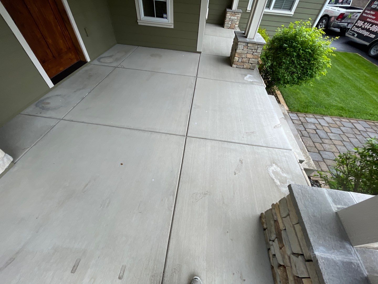 Entryway Transformation using Chestnut by Croc Coatings, LLC