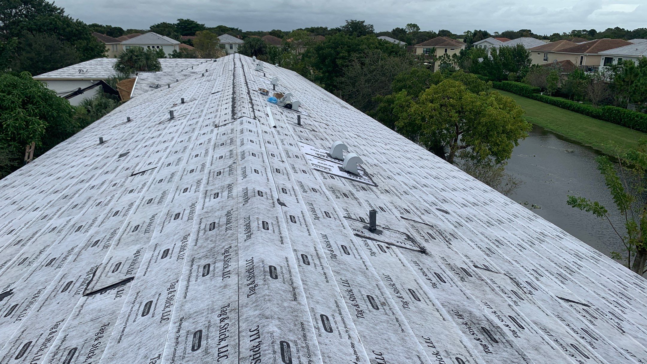Residential Roofing Installation using Eagle Roofing Tile by BLUES BROTHERS ROOFING