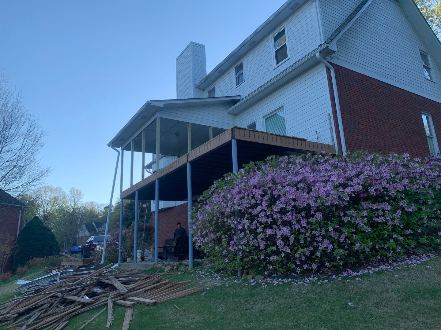 Shades Pointe Lane - Deck Installation  by Pillar and Pine