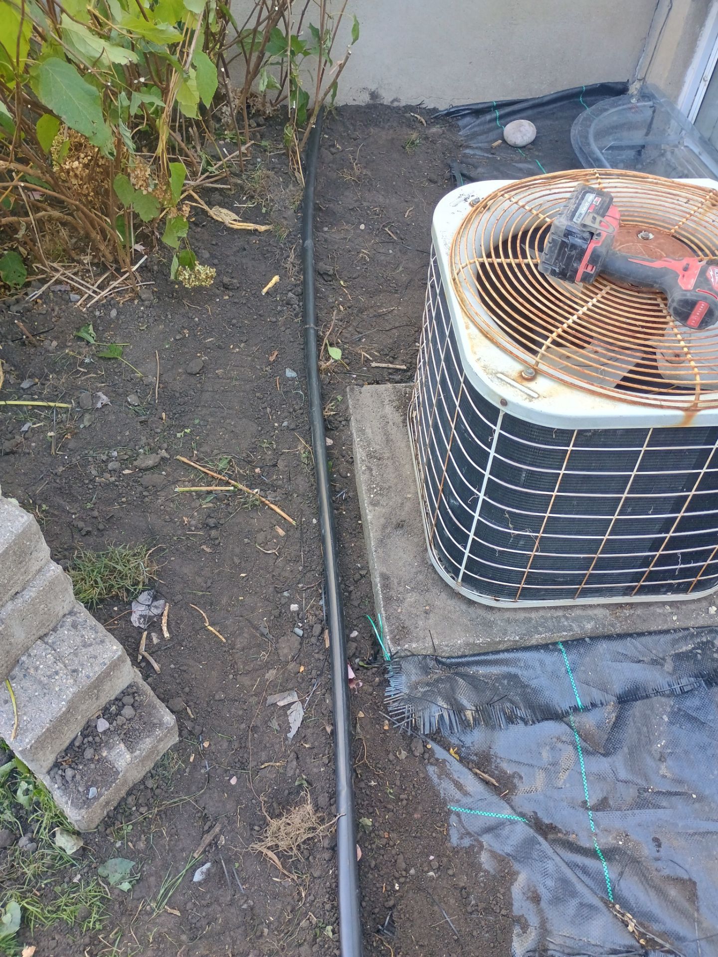 French Drain Installation for Michael by Waterproofing Northeast