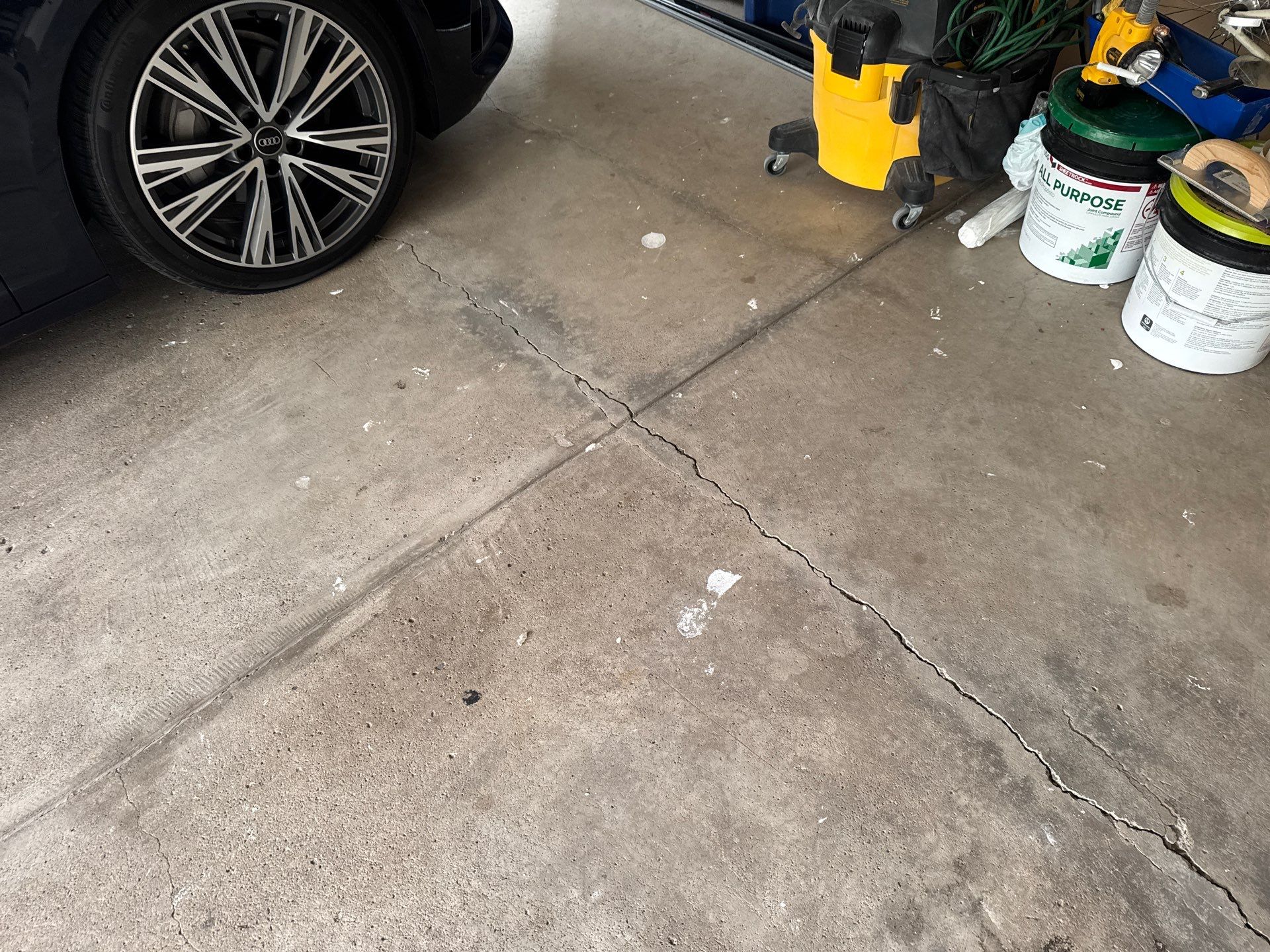 Vintage Goldmine Garage Coating by NG Masonry & Construction LLC