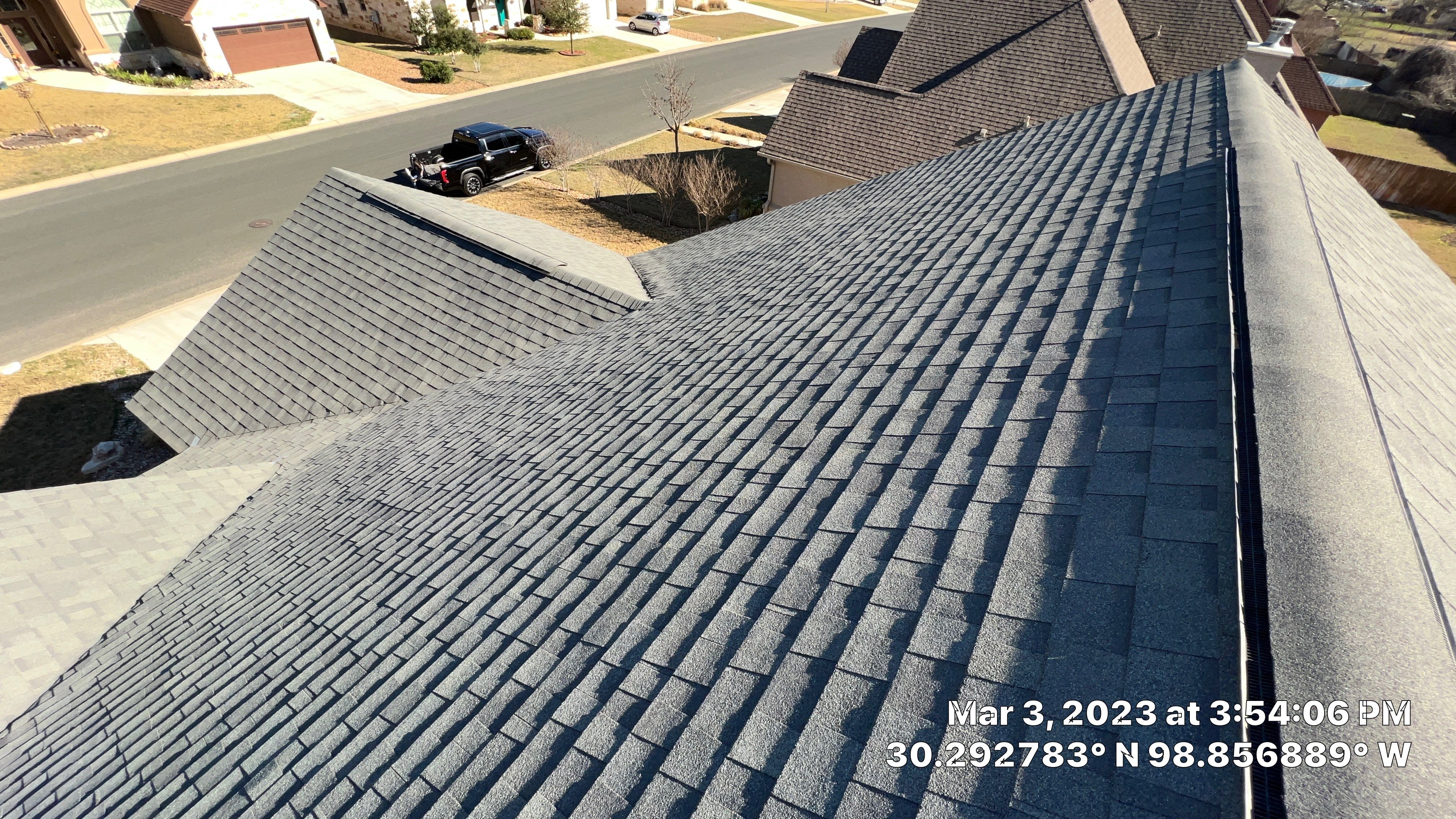 Architectural Shingle Roof Replacement and Gutter Installation in Fredericksburg by Caliber Restoration LLC