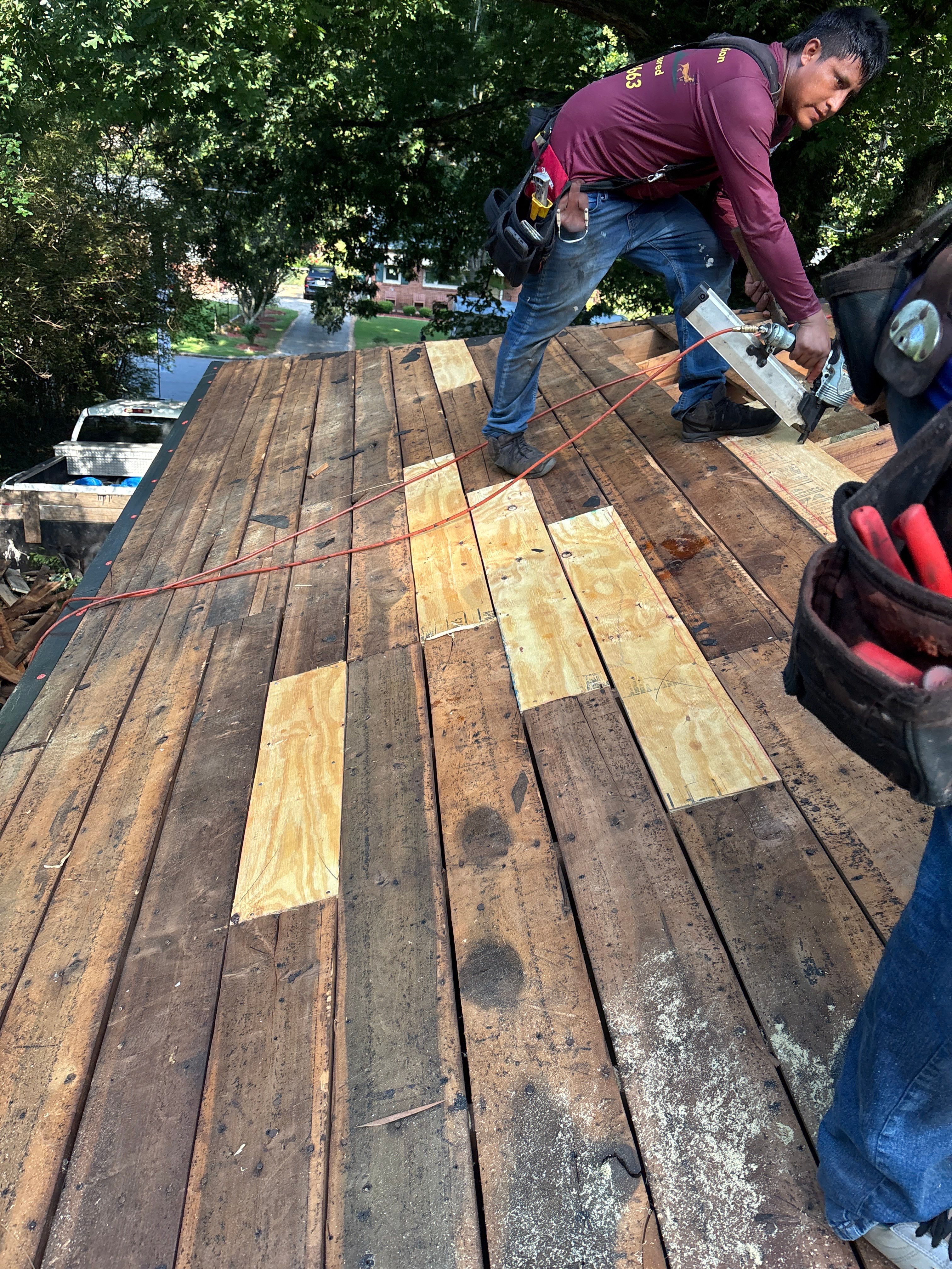 Roof replacement by Deerfield Roofing LLC