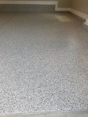 Garage Floor Coating using Coyote