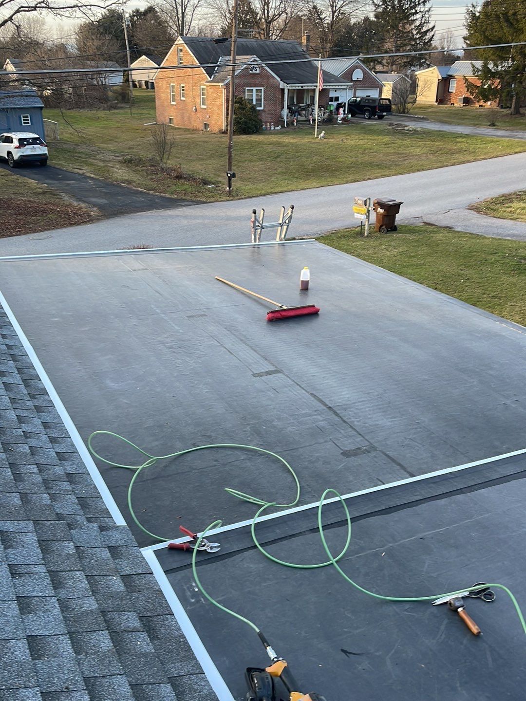 Epdm rubber roof  using Versico .060 by Teflon Roofing