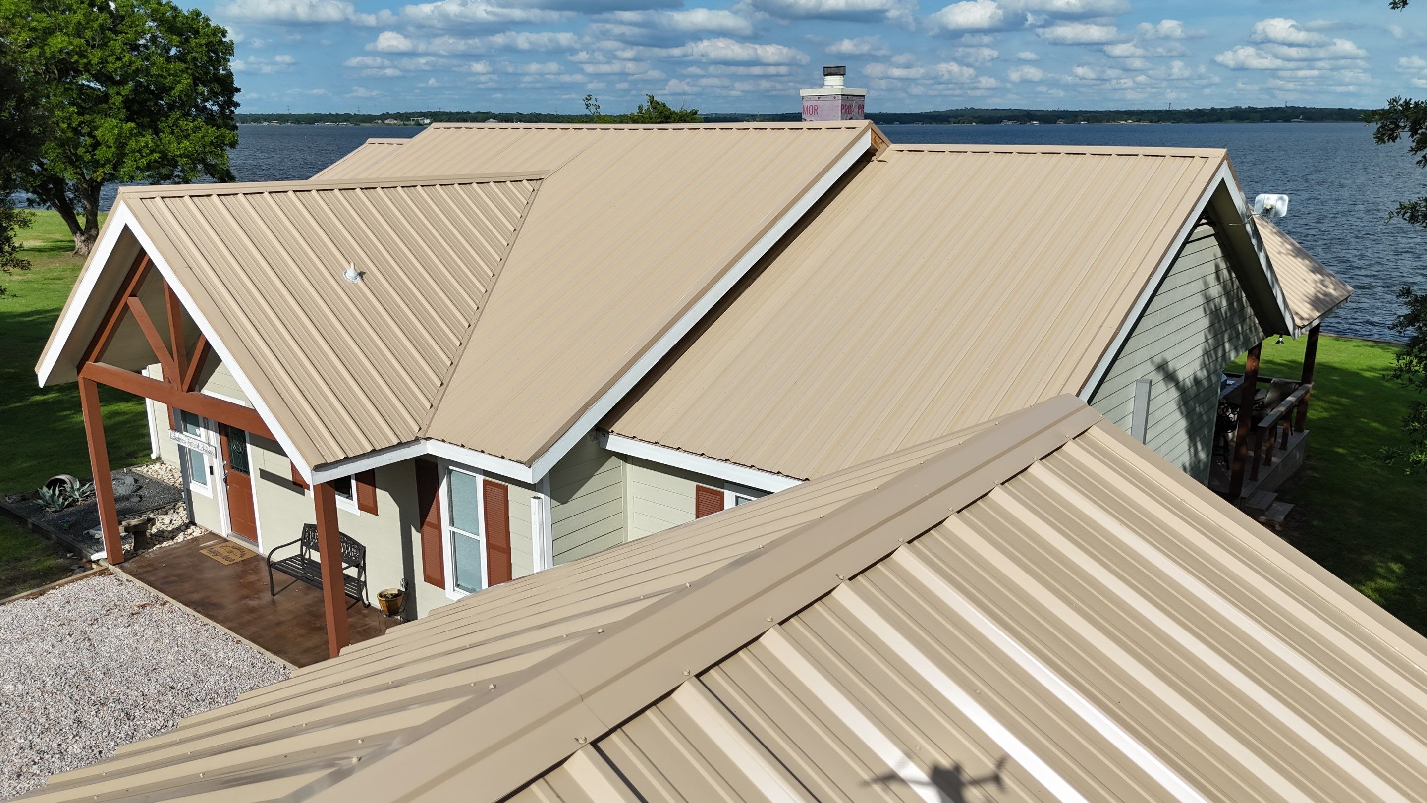 Groesbeck, Tx - Metal Roof, Gutters, & Wood Repiars by DT Roofing - Seth Wells