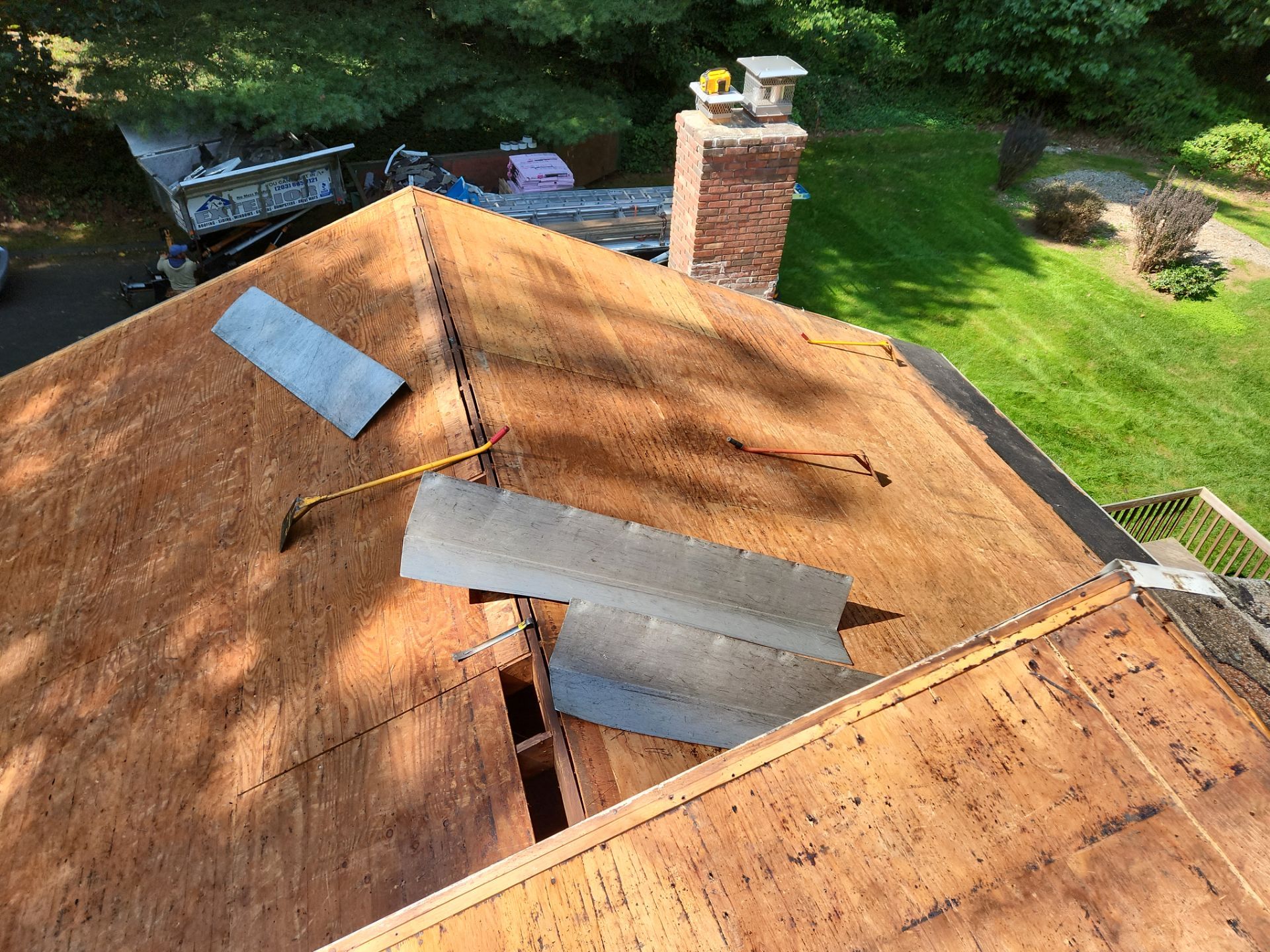 Residential Roofing Installation using Owens Corning TruDefinition Duration AR - Estate Gray by A Plus Exterior