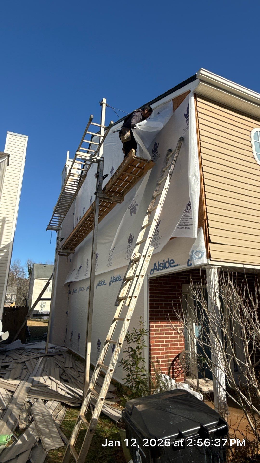 Roof replacement by hail and wind damage by Just Brilliant Restoration JBR