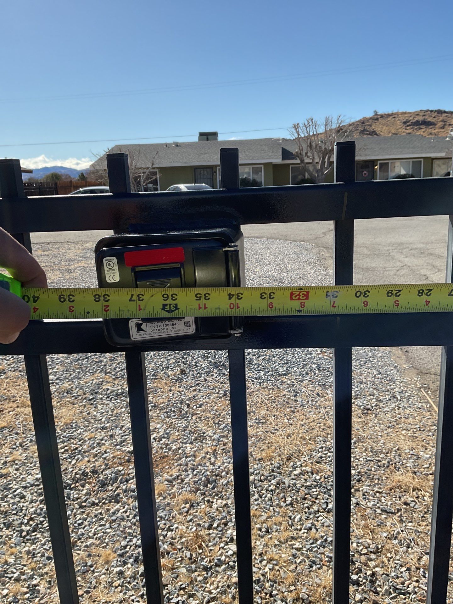 Commercial Installation using Knox Box by Fence Guys Inc. 
