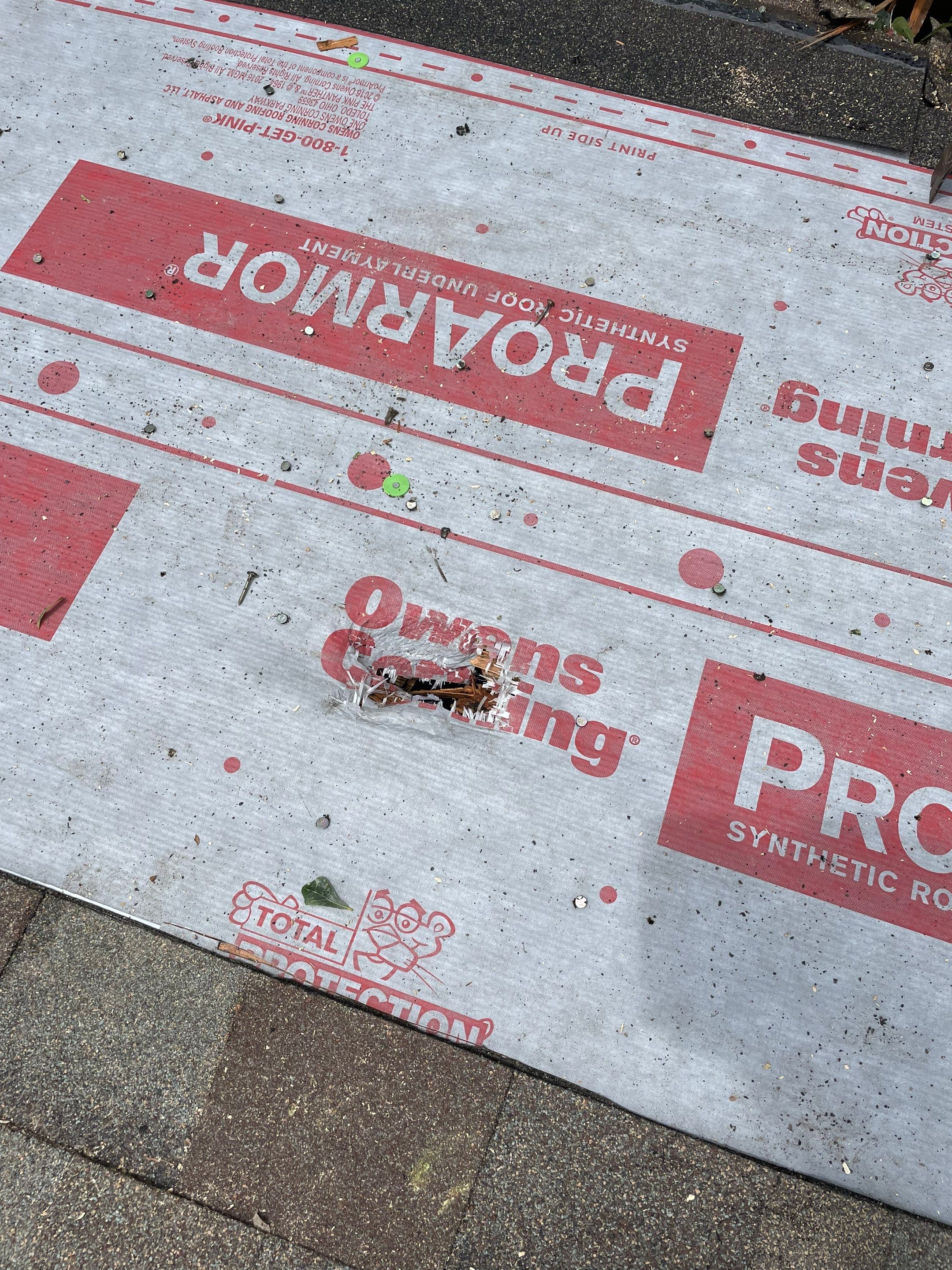 Residential Roofing Repair using Owen's Corning Duration (Lifetime) Shingles by Roof Repair Company
