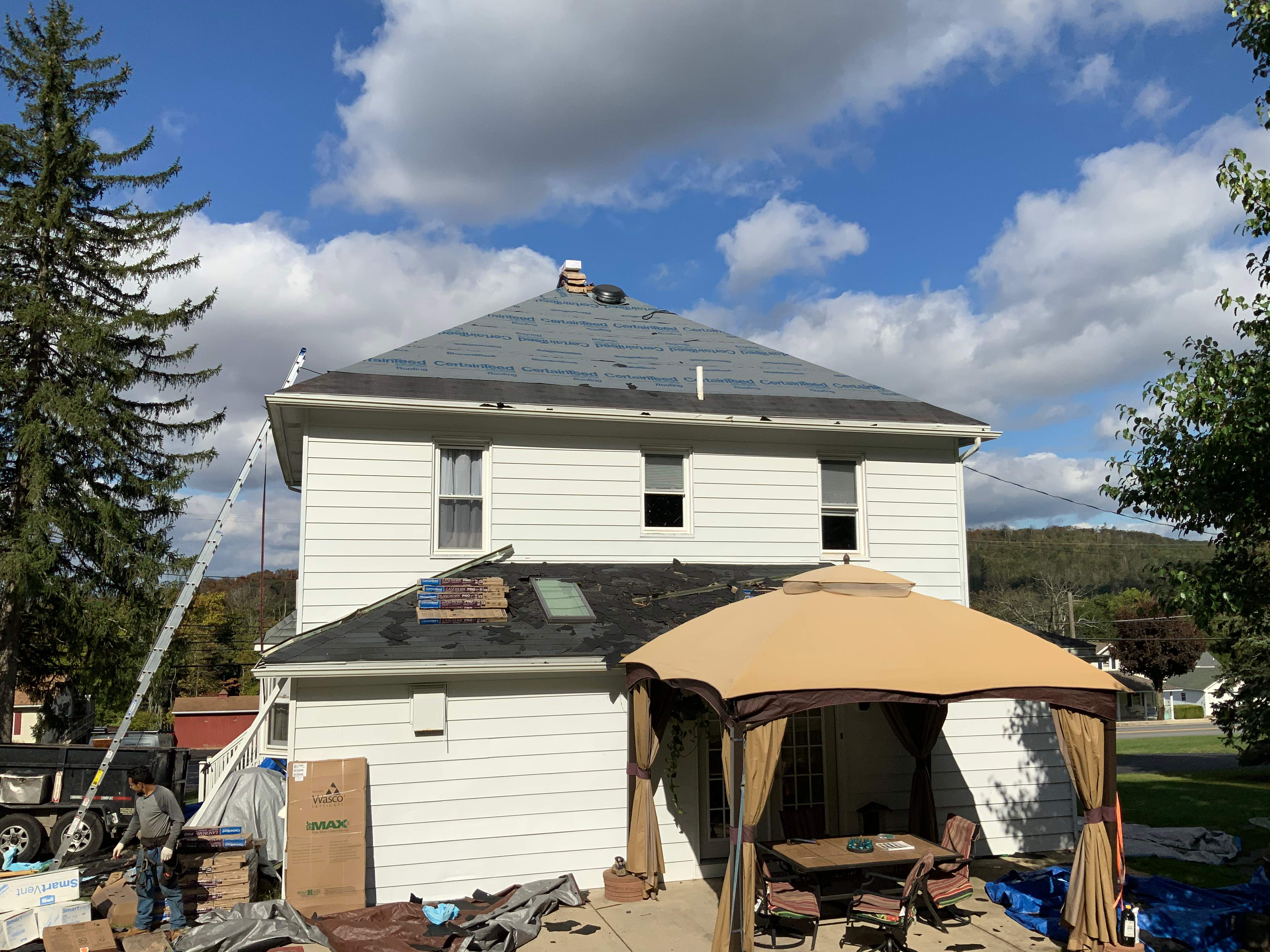 Residential Roofing Installation using Max Def Resawn Shake by Alpha Design Services
