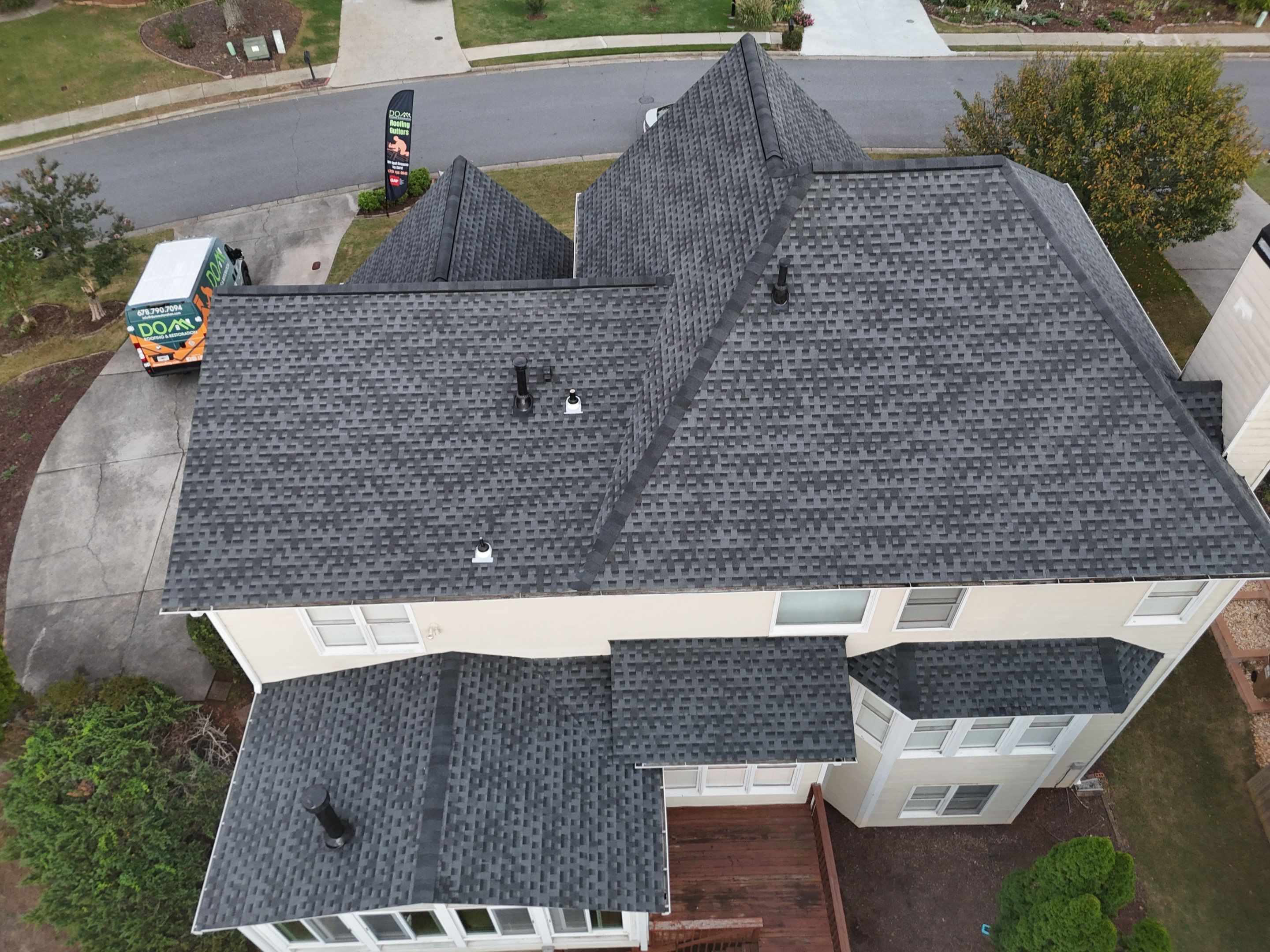 4River Walk Terrace  Suwanee Roof Replacement  by Dom Roofing & Restoration